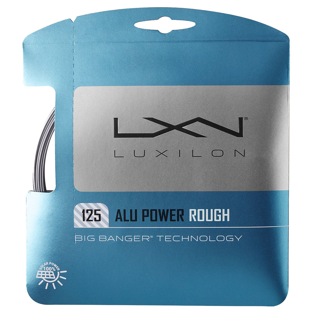 Luxilon ALU Power Rough 16L/1.25 Tennis String (Silver)