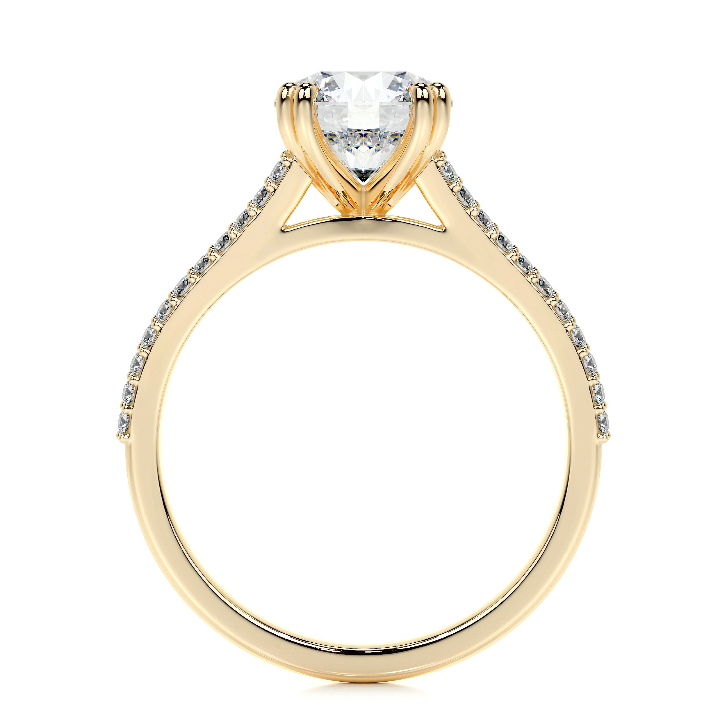 Evelyn Lab Grown Diamond Ring -18K Yellow Gold、mySite、hinf8tx79