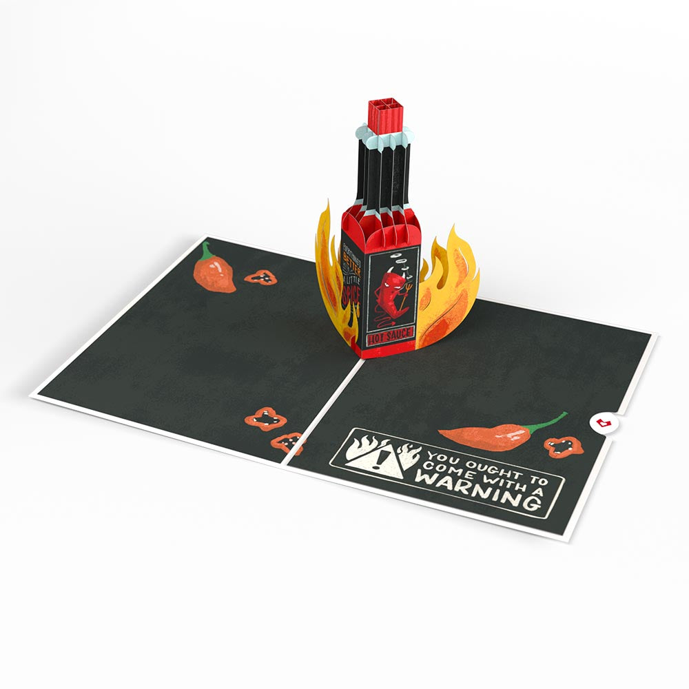 You’re So Hot - Hot Sauce Pop-Up Card、mySite、solidvoid