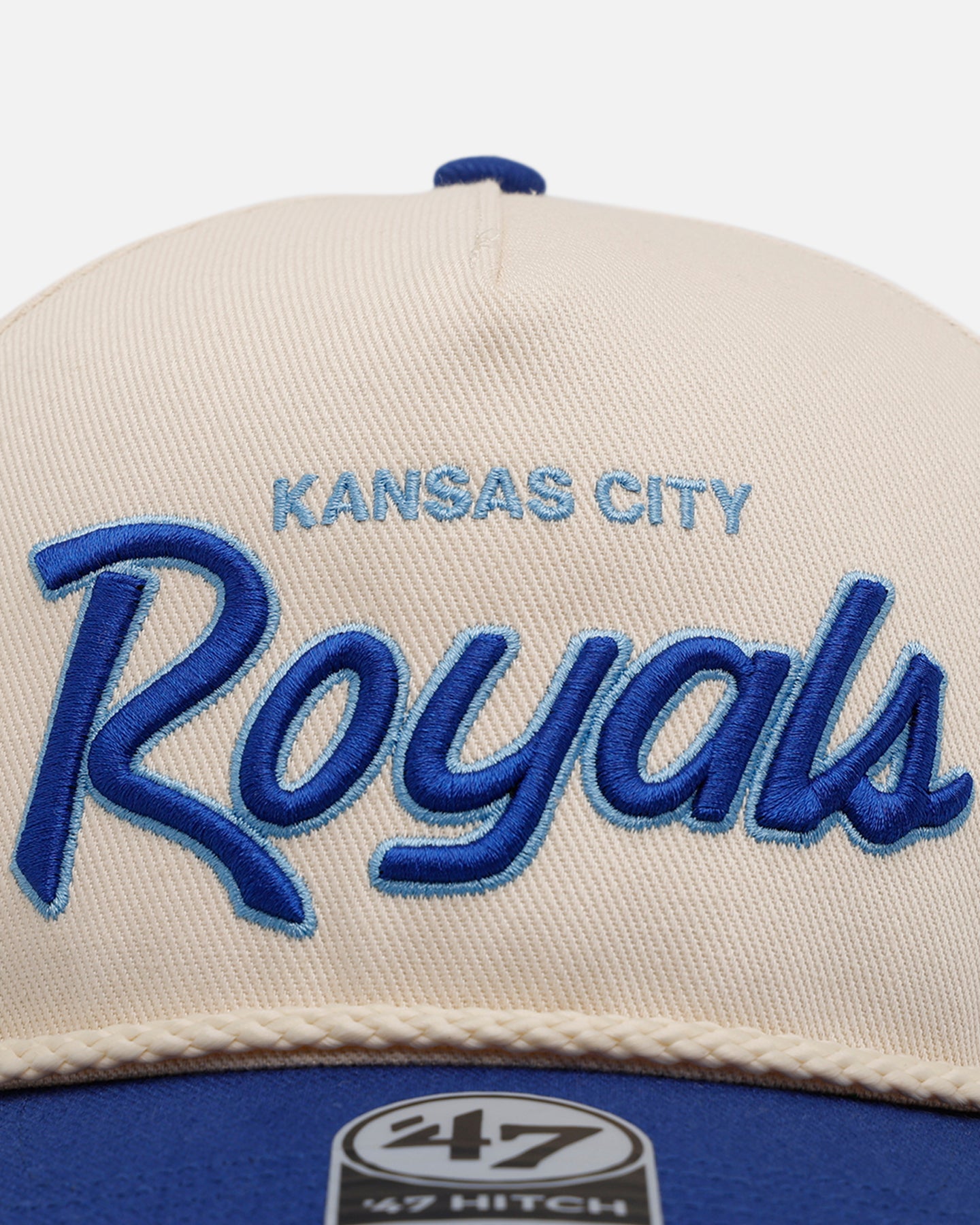 47 Brand Kansas City Royals 'MLB Opening Day' Script Hitch Snapback Natural、mySite、zt4zffjzw