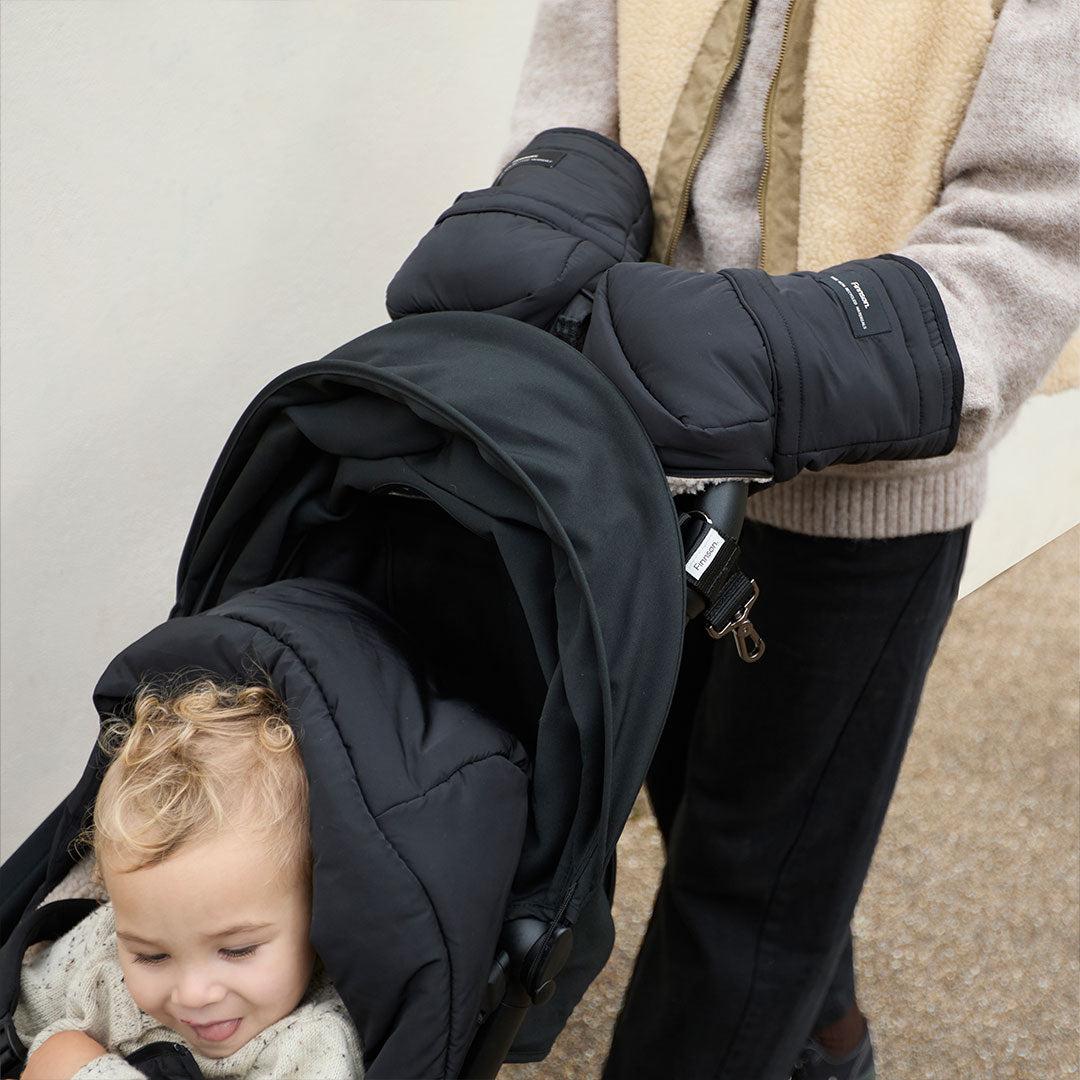  Finnson Astrid Eco Universal Stroller Mittens - Black、mySite、merchandisen