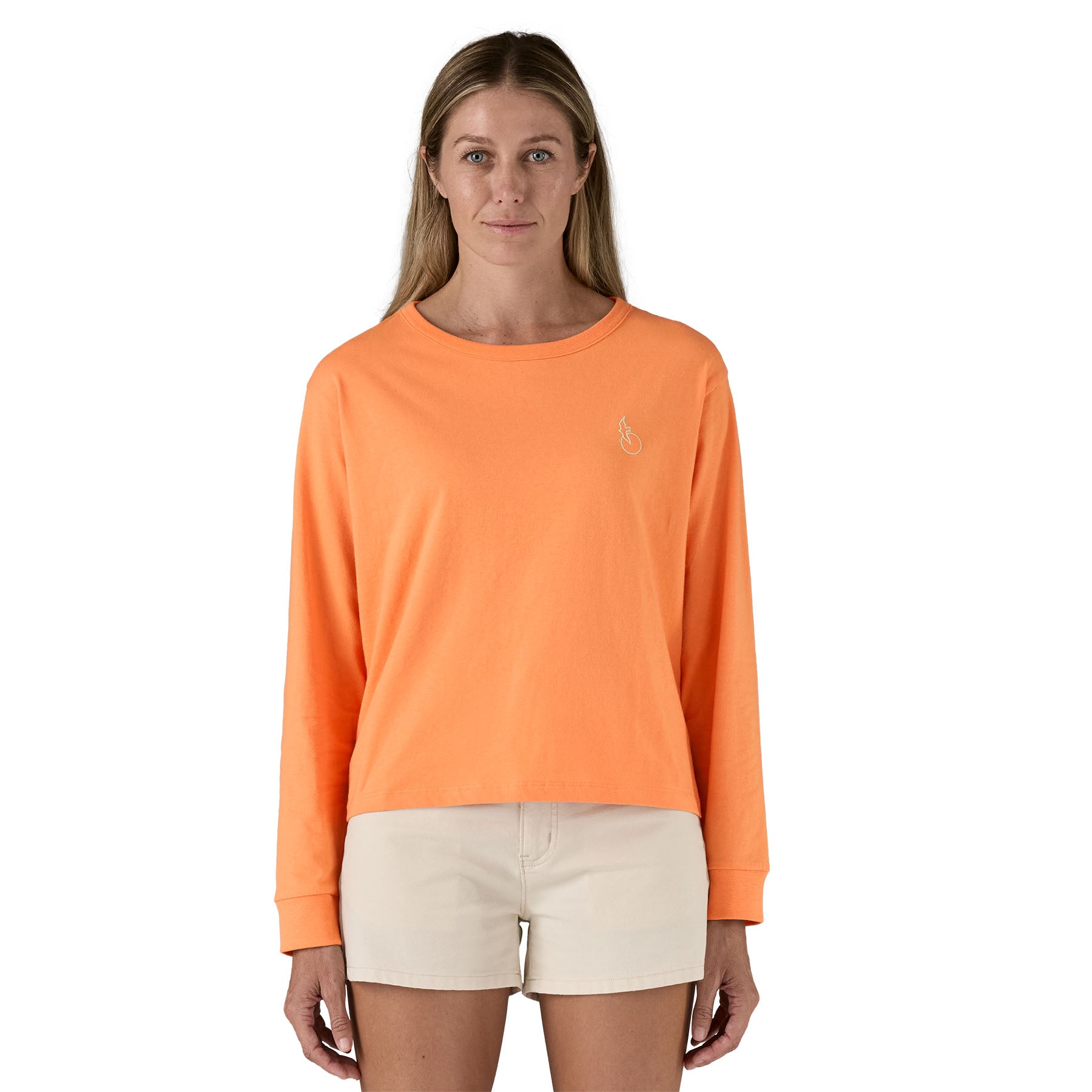Women's Long-Sleeved Swell Drifter Easy-Cut Organic T-Shirt、mySite、i-lightchina