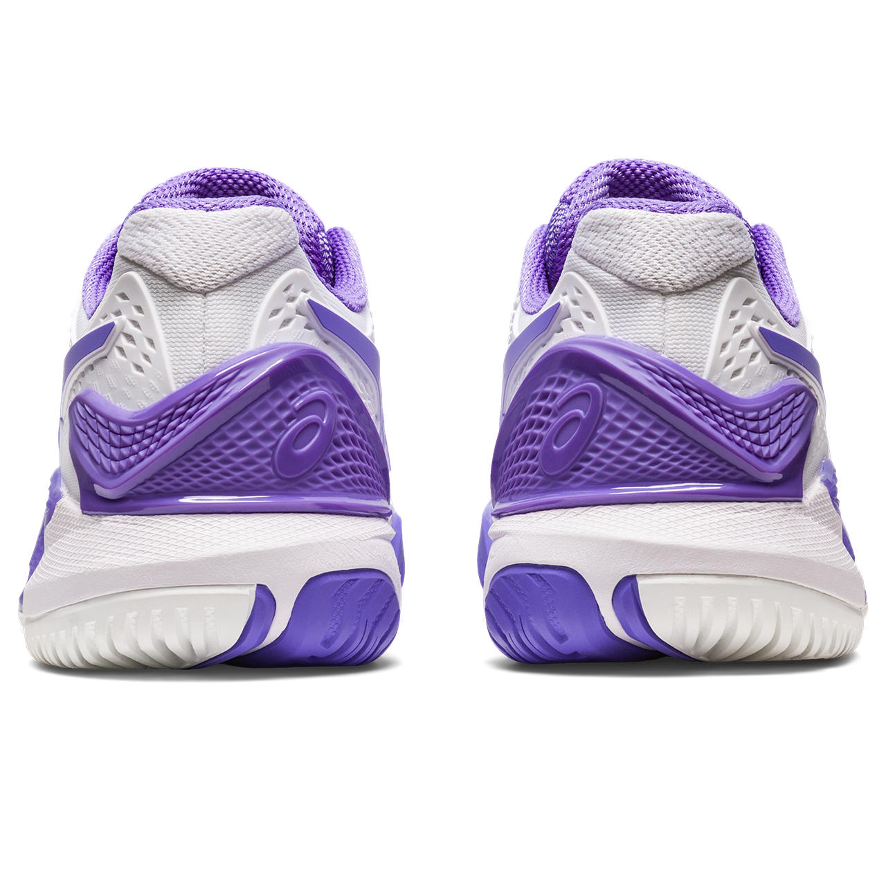 Asics Gel Resolution 9 Wide Women's Tennis Shoe (White/Amethyst)