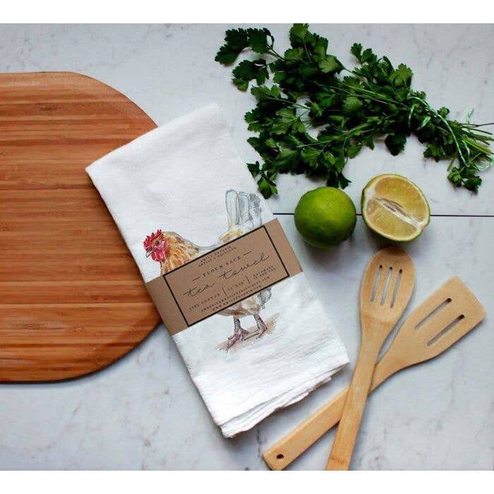 Closeout Farm Animal Watercolor Flour Sack Tea Towels-Rabbits, cows, horse, chicken、mySite、g9winljtr