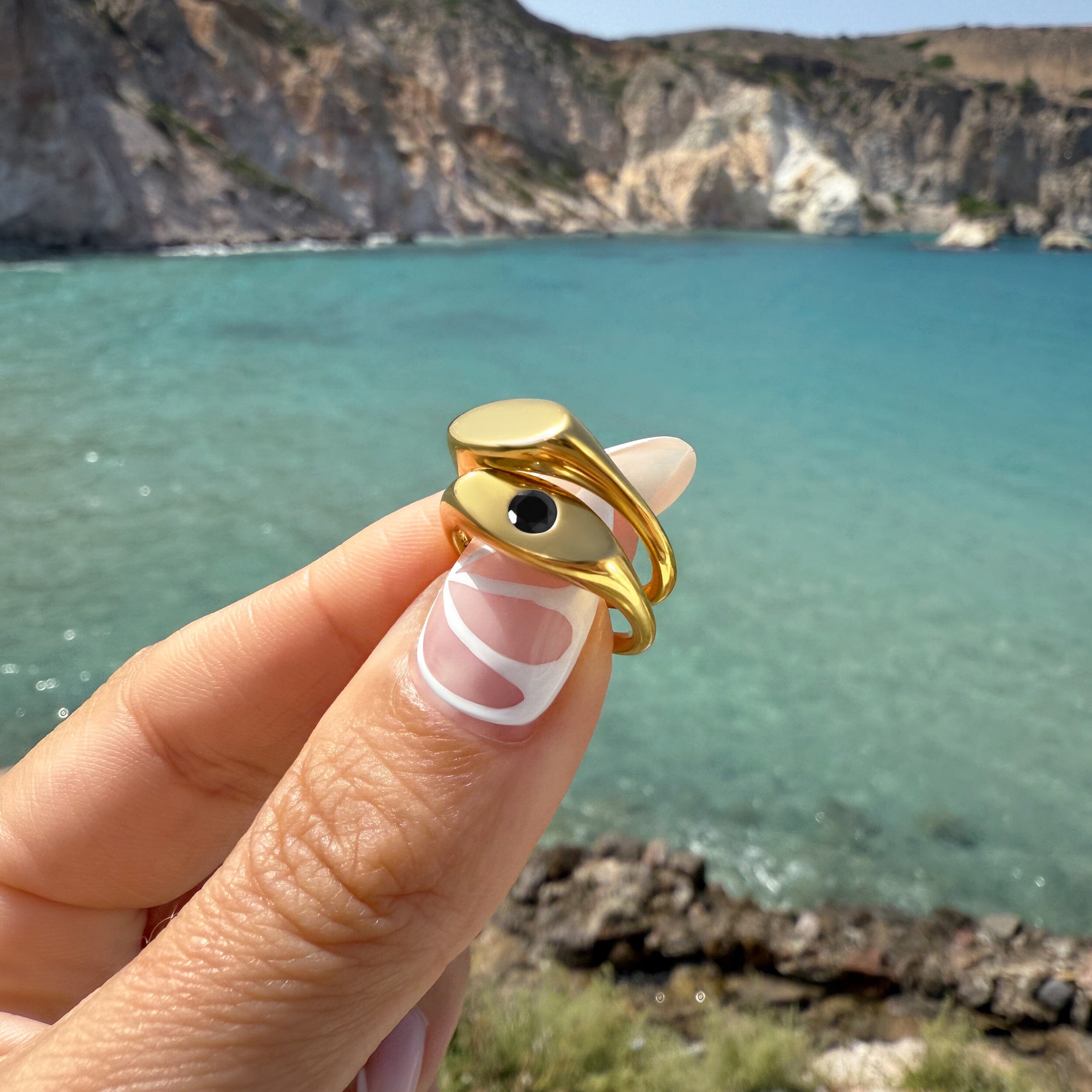 Black Obsidian Pinky Ring - Signet Noire、mySite、hinf8tx79