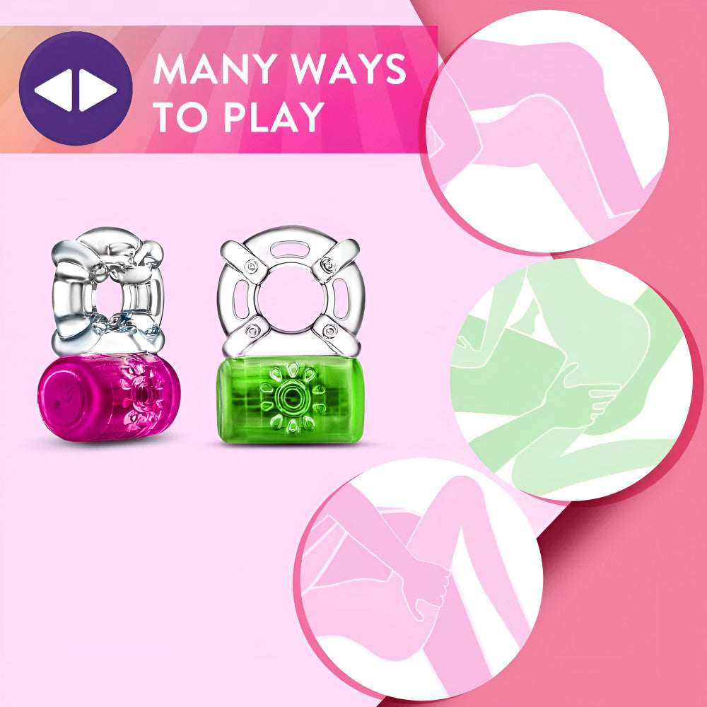 Play With Me By Blush® | Pleaser: Rechargeable Vibrating Penis Ring - Pink、mySite、bottomscart