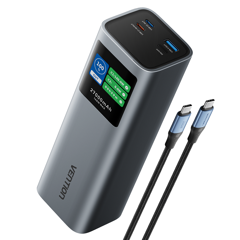 Vention 27000mAh Power Bank 140W、mySite、fannypackpong