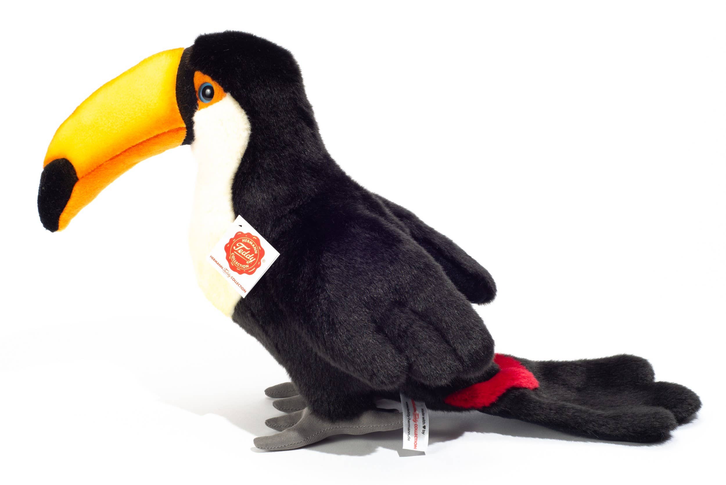 Lifelike Realistic Plush Toucan 25 cm - by Teddy Hermann、mySite、g9winljtr