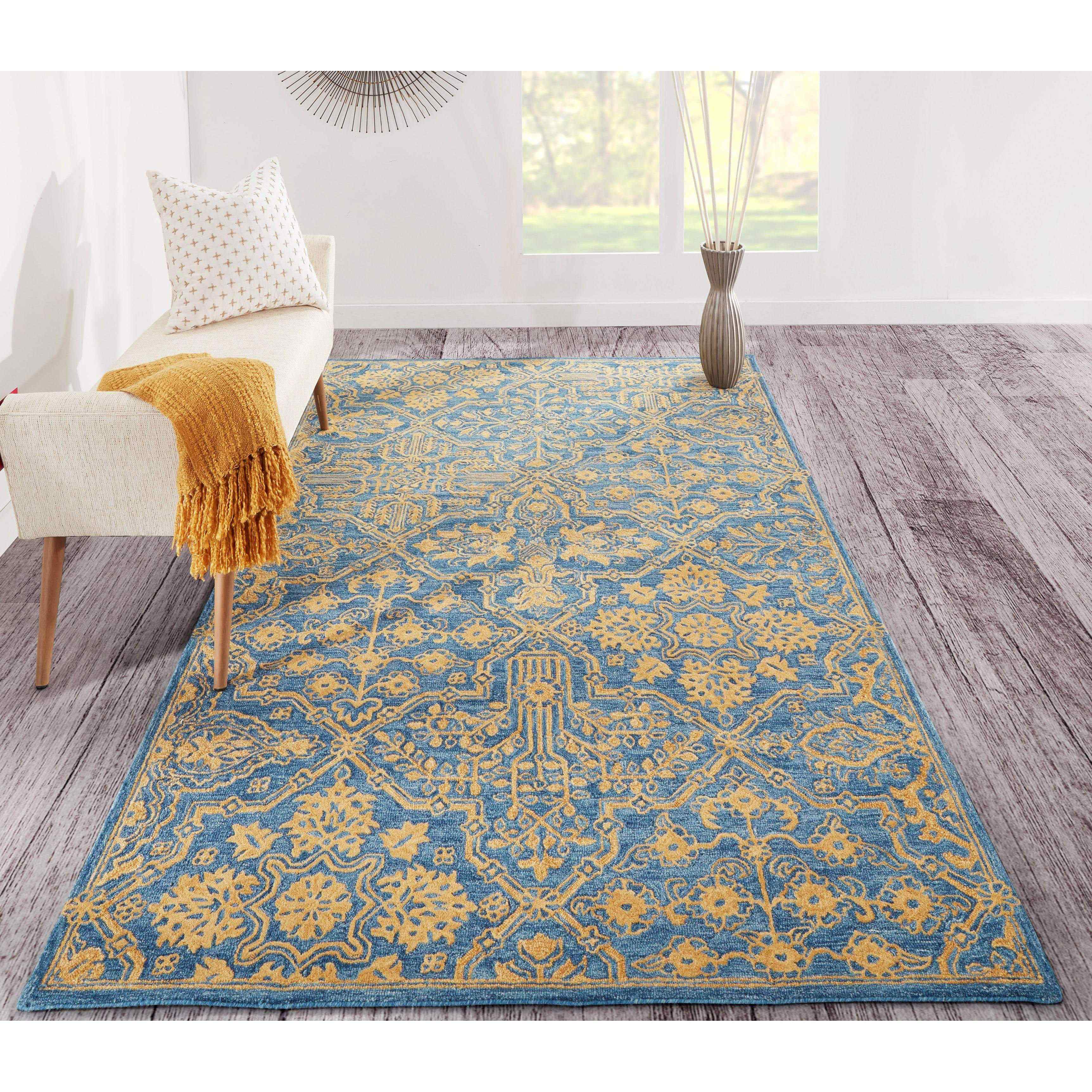 Cosette Blue Area Rug、mySite、gigharbornorthrealestate