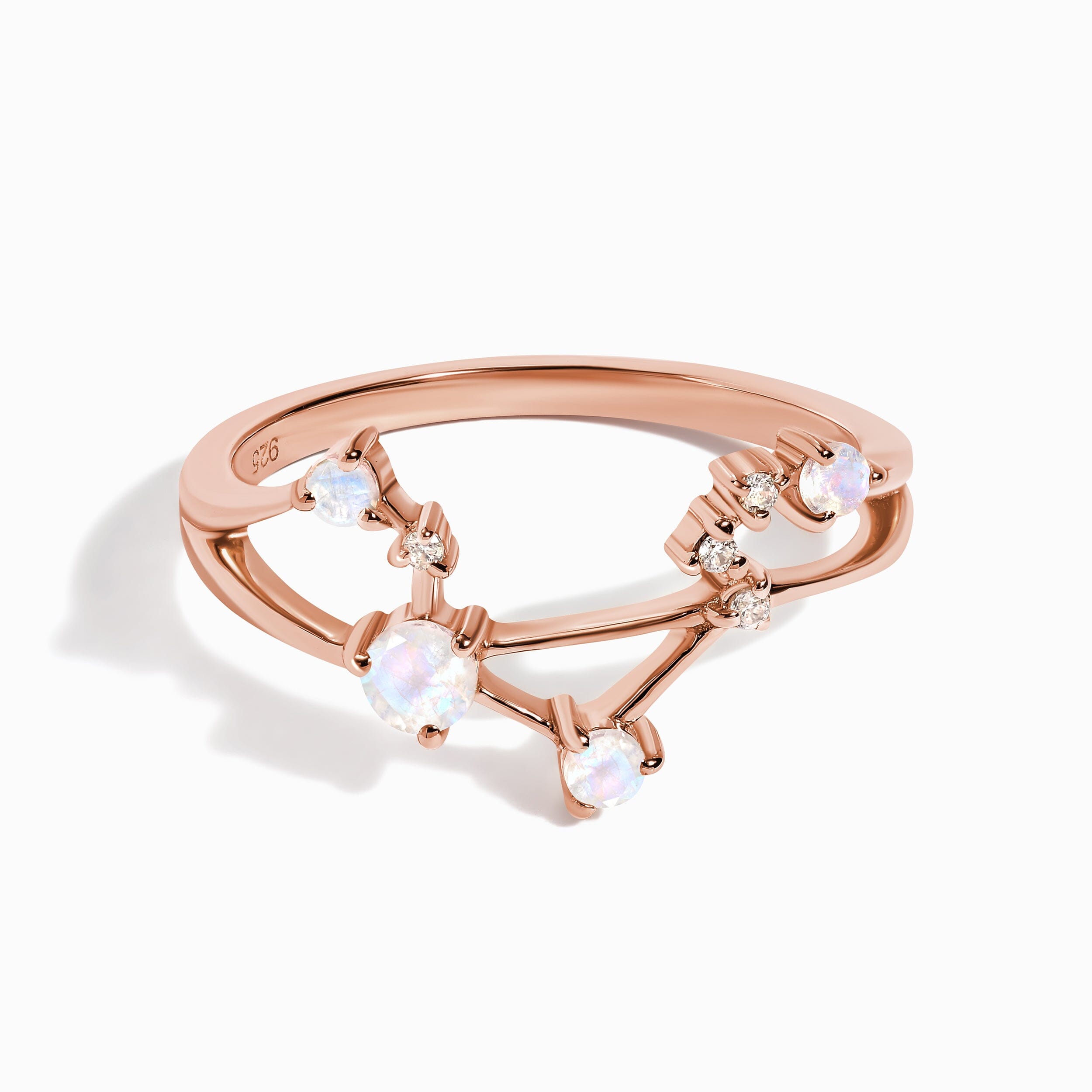Moonstone Ring - Libra Zodiac Constellation、mySite、hinf8tx79