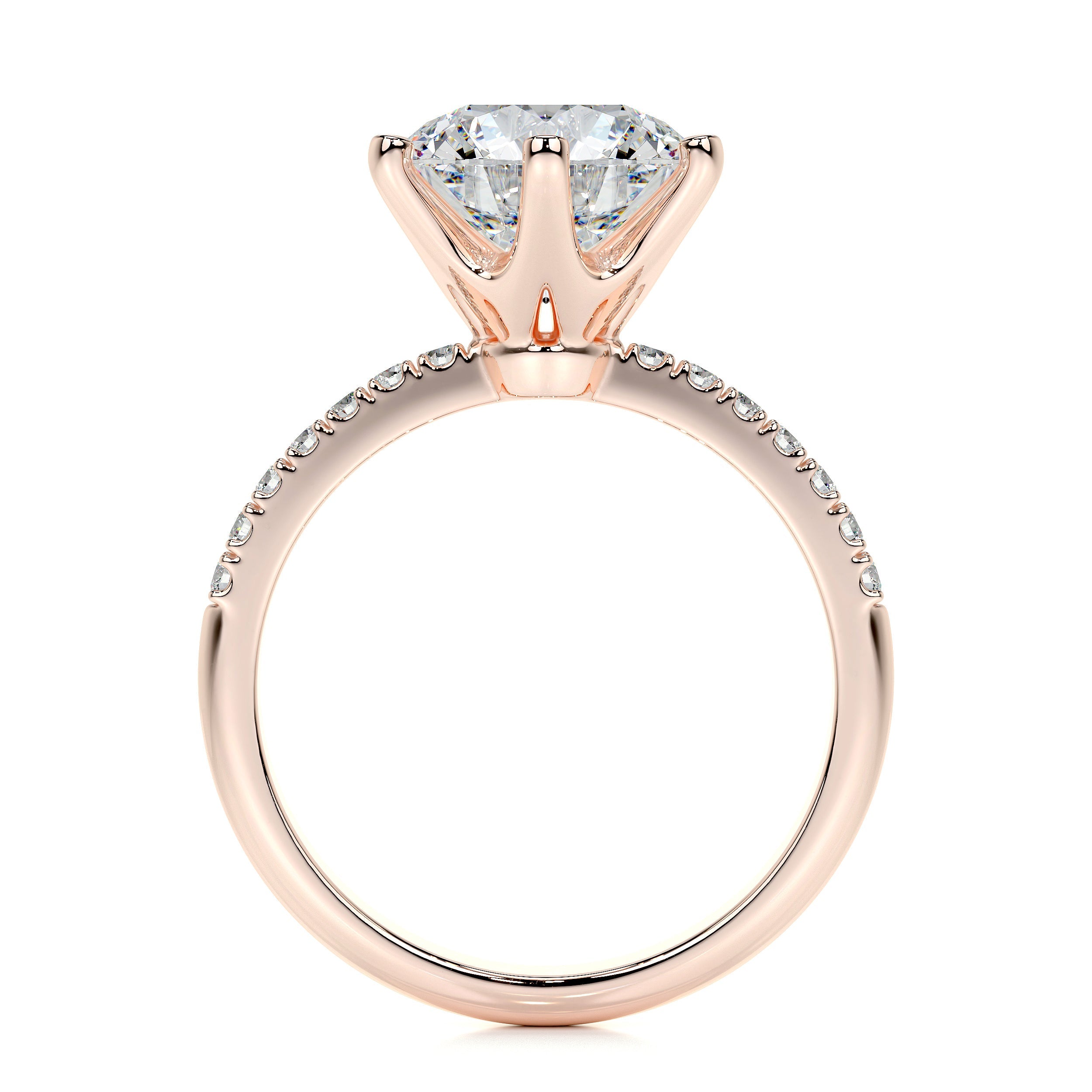 Samantha Lab Grown Diamond Ring -14K Rose Gold (RTS)、mySite、hinf8tx79