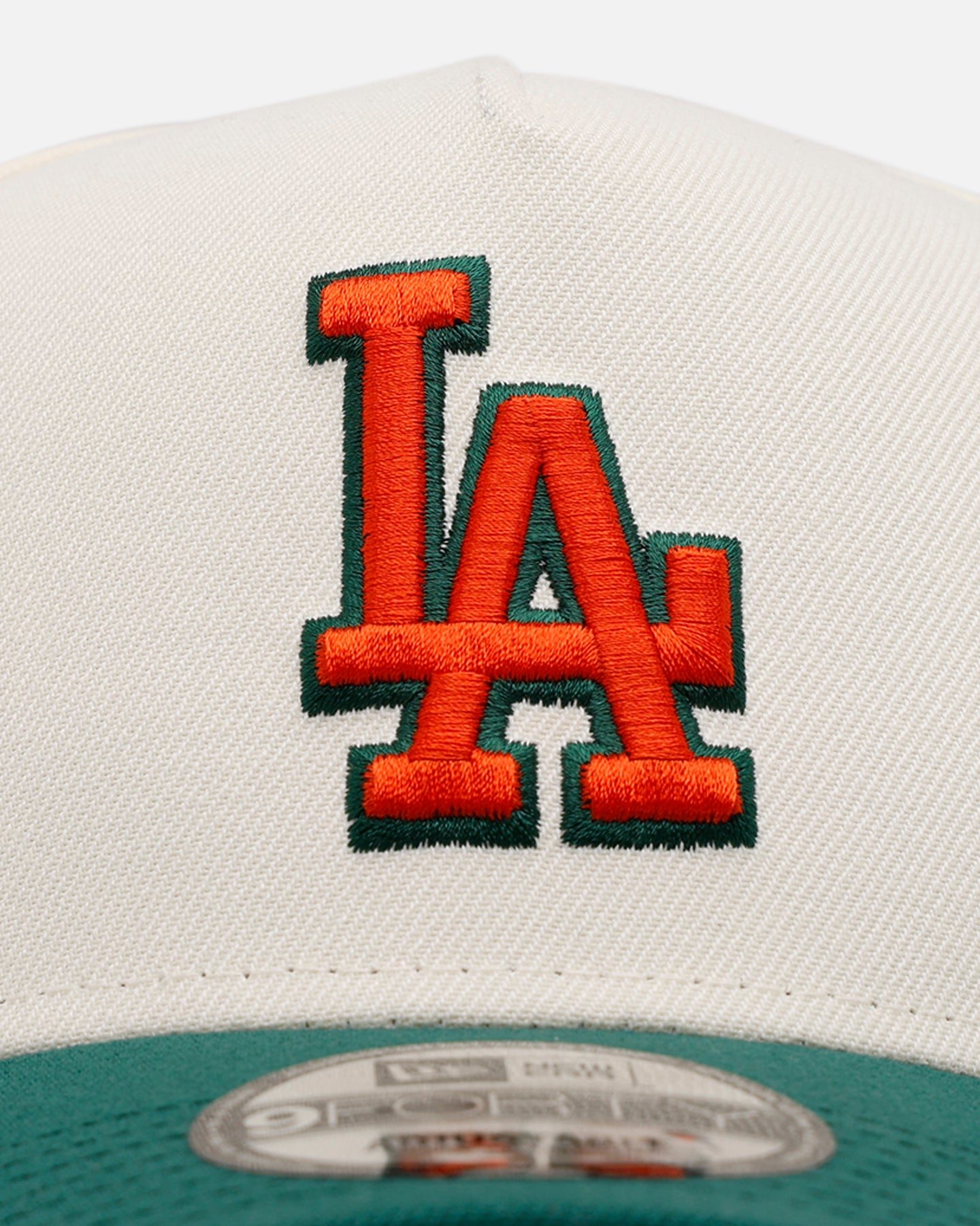 New Era Los Angeles Dodgers 'Citrus' 9FORTY A-Frame Snapback Chrome/Green/Orange、mySite、zt4zffjzw