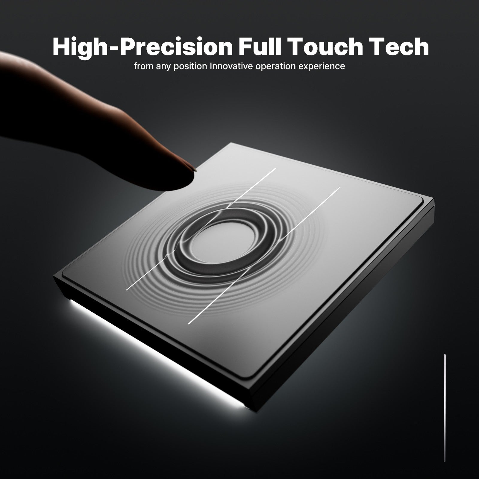 Star Feather Series ZigBee Smart Switch Push Button With Neutral Light Scene 2in1 Switch EU Version、mySite、fannypackpong