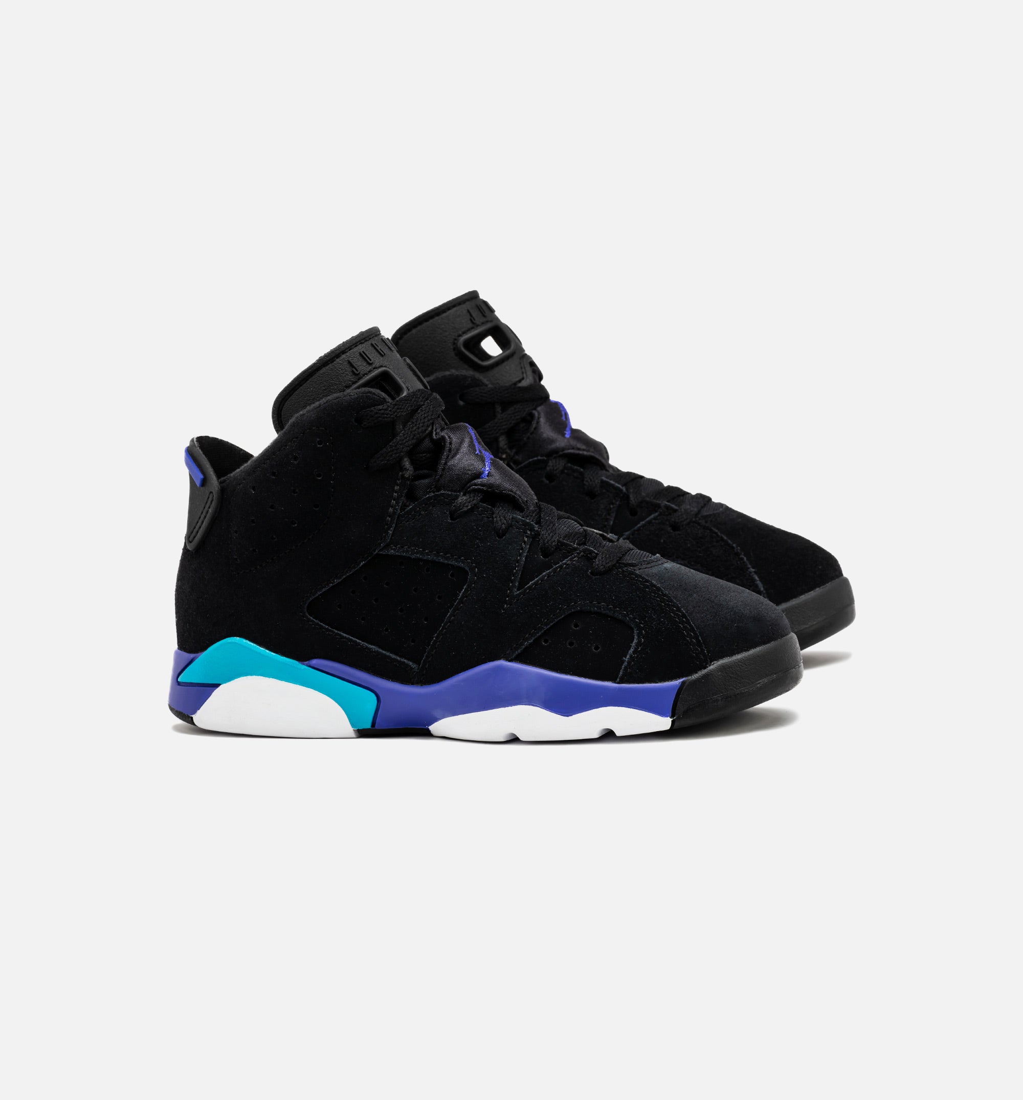 Air Jordan 6 Retro Aqua Preschool Lifestyle Shoe - Black/Aquatone/Bright Concord、mySite、dreamappss