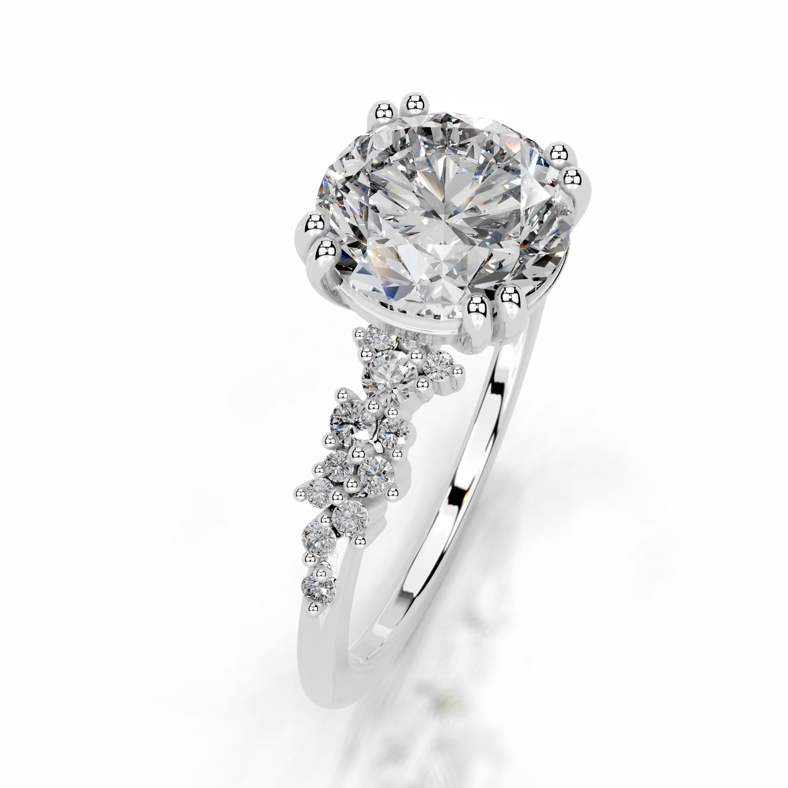 Emaline Lab Grown Diamond Ring - 18K White Gold、mySite、hinf8tx79