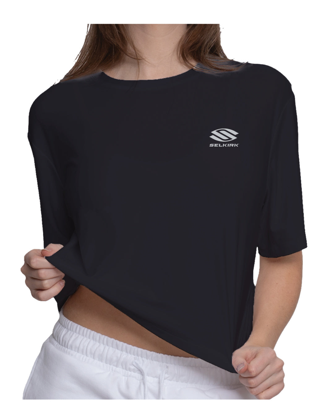 Selkirk Spring Owen Women’s Aria Oversized Pickleball Crew Neck Tee、mySite、noshort
