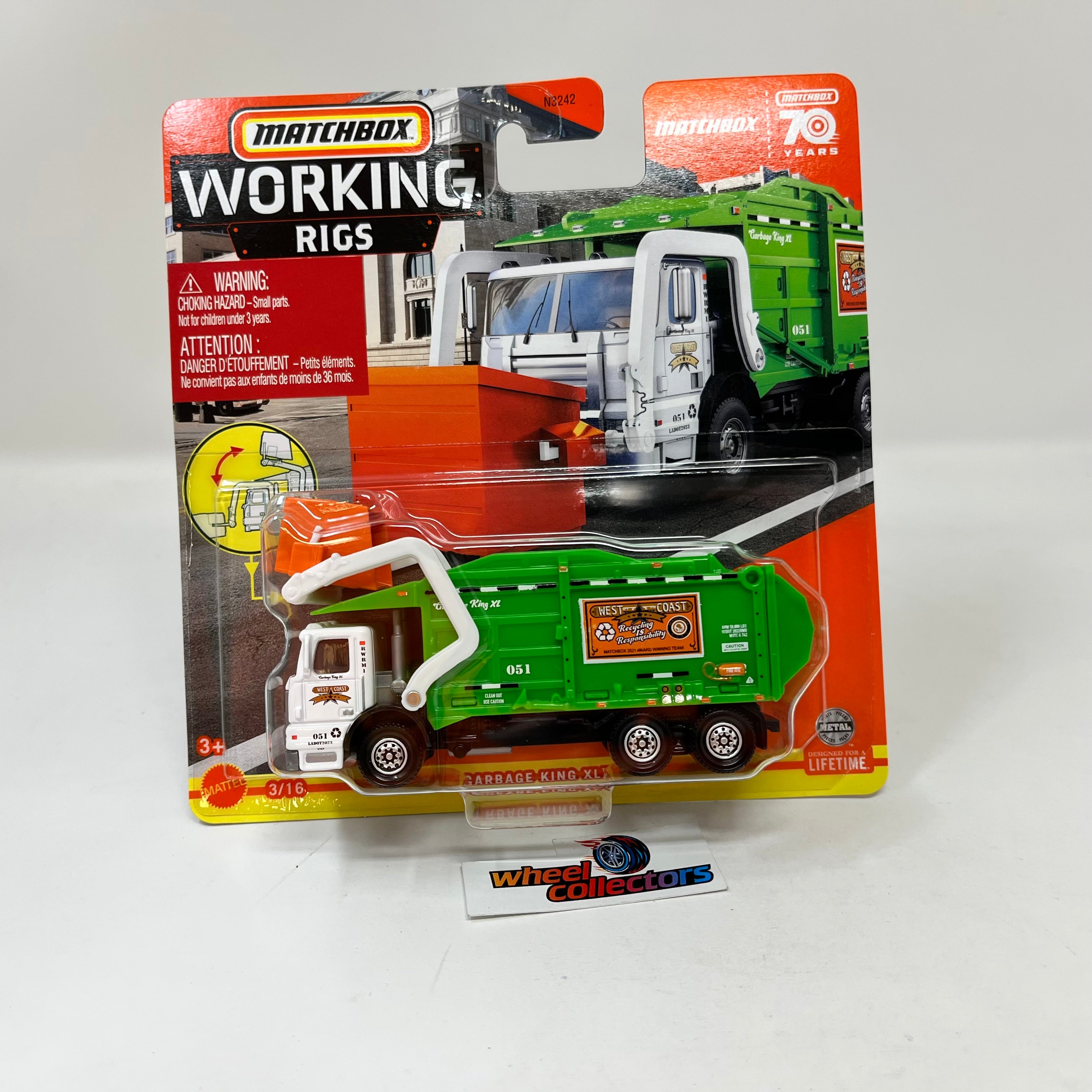 Garbage King XL #3 * 2023 Matchbox Working Rigs Case U、mySite、hgirdovlk