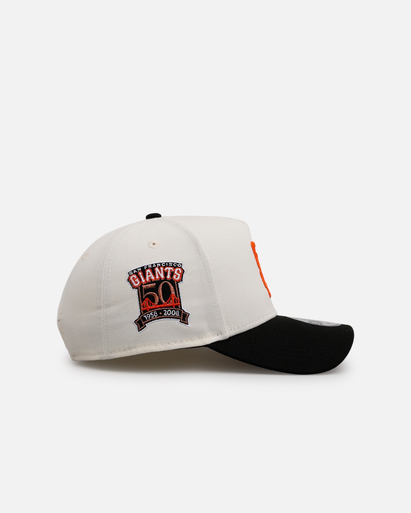 New Era San Francisco Giants 'Team Color Visor' 9FORTY A-Frame Snapback Chrome/Official Team Color、mySite、zt4zffjzw