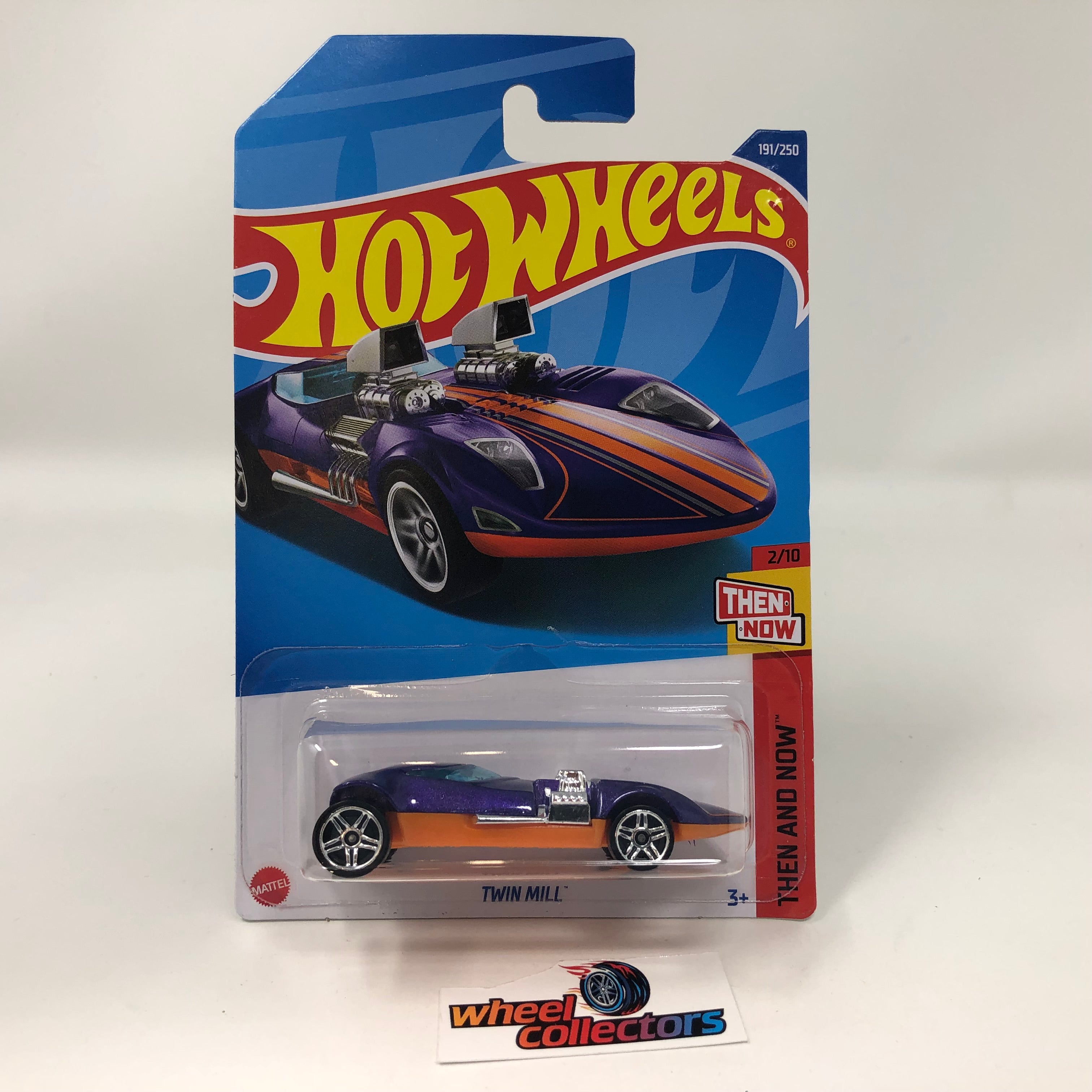 Twin Mill #191 * Purple * 2022 Hot Wheels Case K、mySite、hgirdovlk