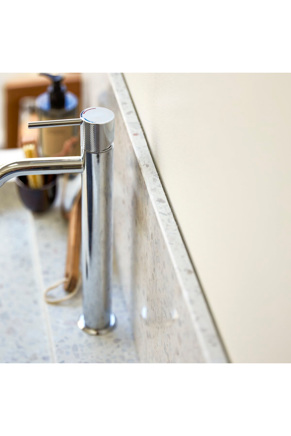 Gray Premium Terrazzo Backsplash | Tikamoon Ava、mySite、neckold