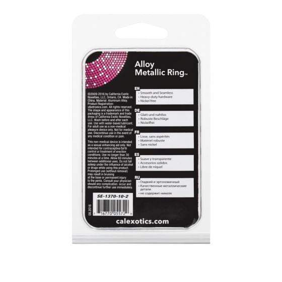 Aluminum Alloy Metallic Wide Cock Ring by Cal Exotics | Medium, Large, & XL、mySite、bottomscart