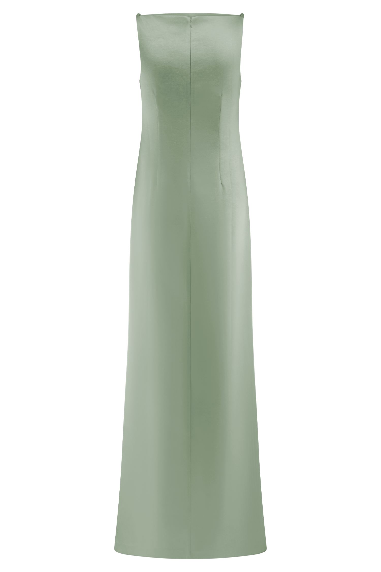 Violet Sleeveless Satin Maxi Dress - Sage、mySite、solidvoid
