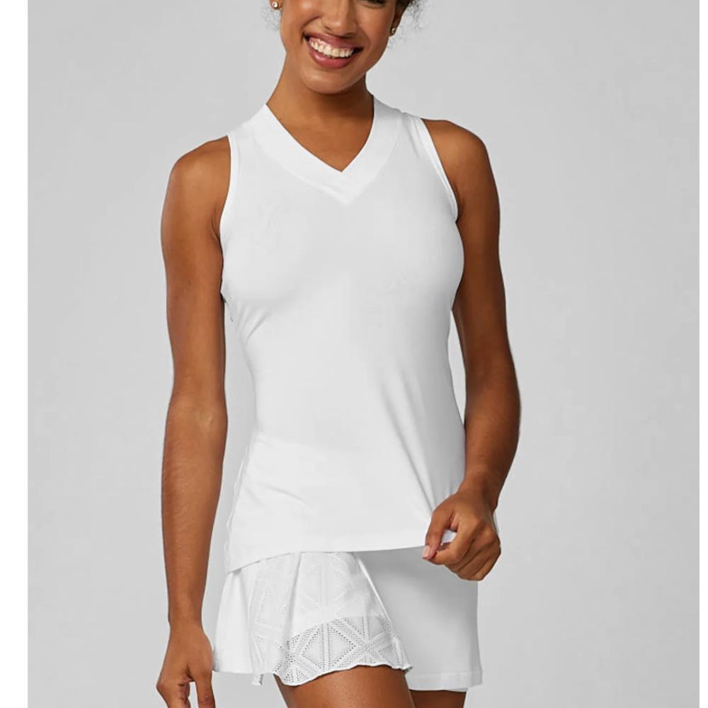 Sofibella Women's Diamond Rush Racerback - White