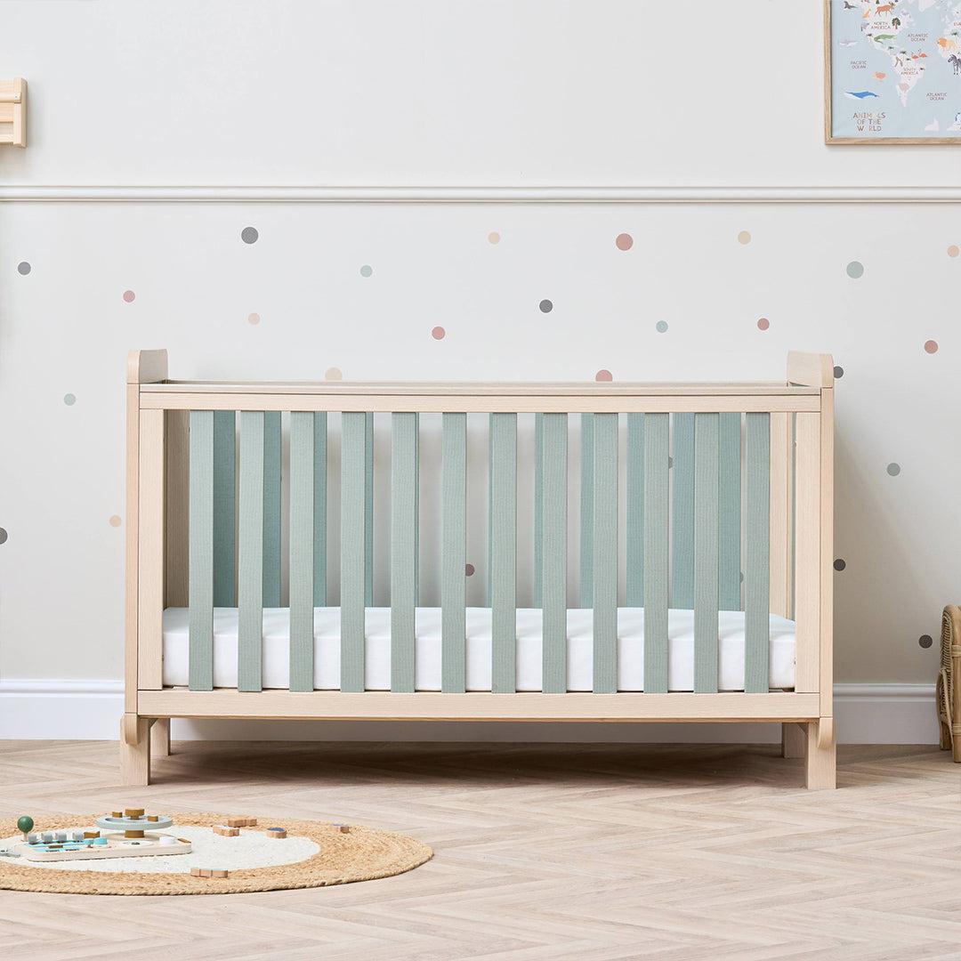  Tutti Bambini Kuba Cot Bed - Golden Oak / Sage Weave、mySite、merchandisen