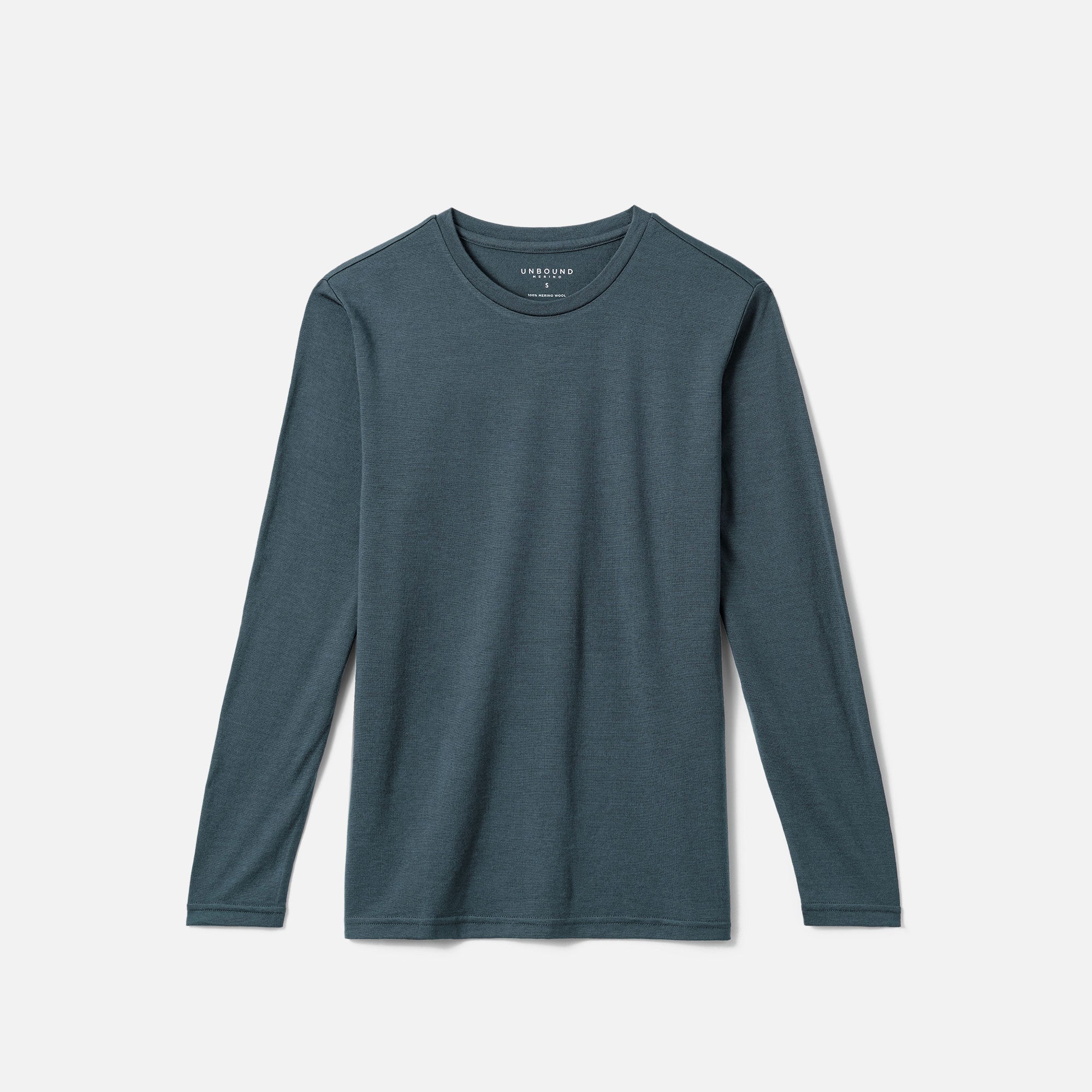 Men's Long Sleeve Merino Crew、mySite、noshort