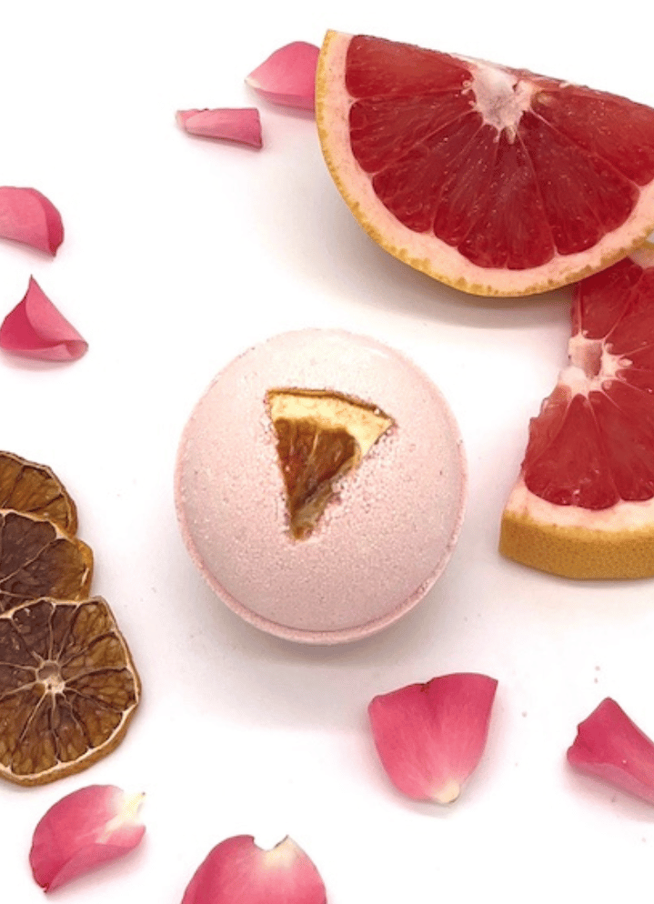  Pink Grapefruit Argan Bath Bomb (4.5oz)、mySite、elrpsem3k