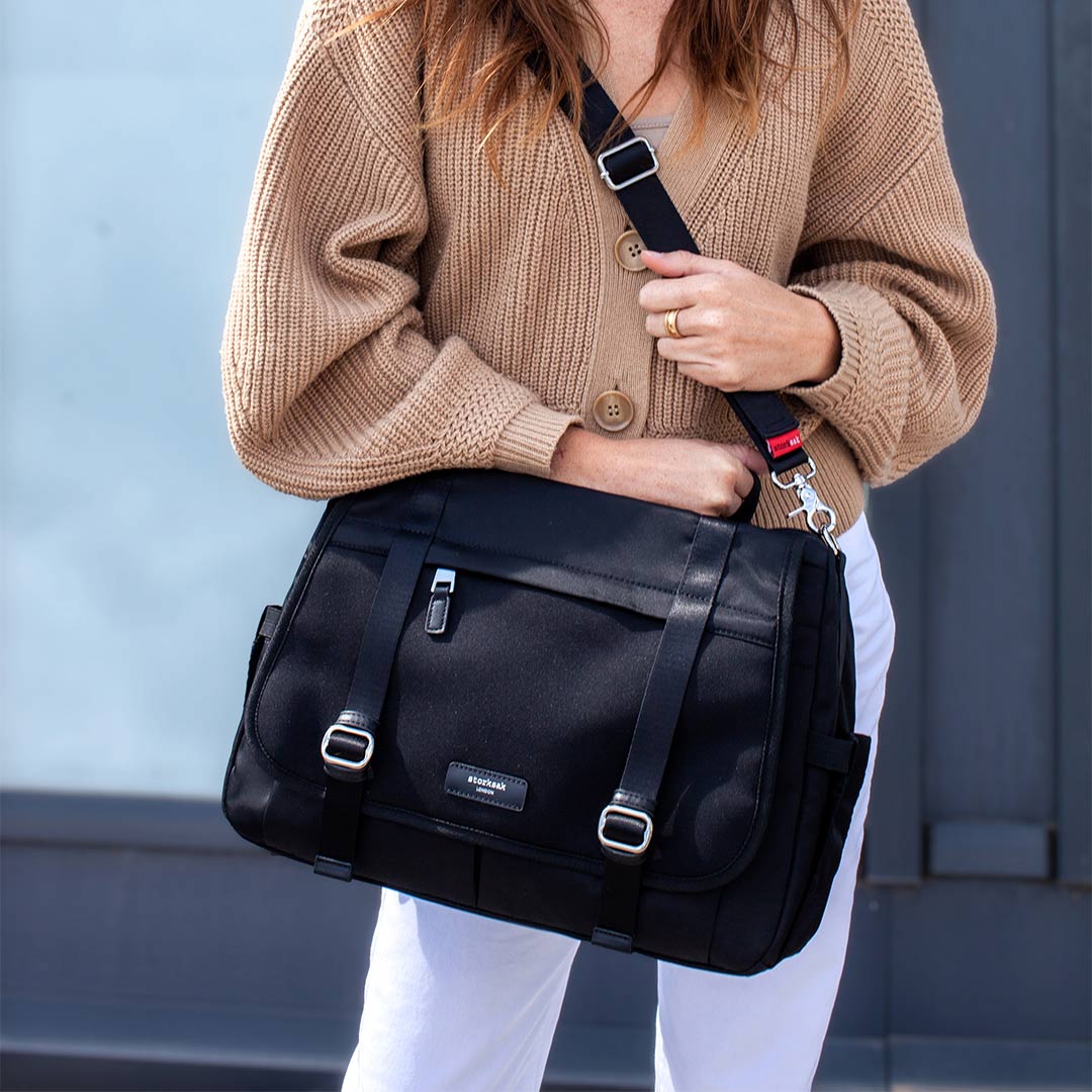  Storksak Blake Messenger Bag - Black、mySite、merchandisen