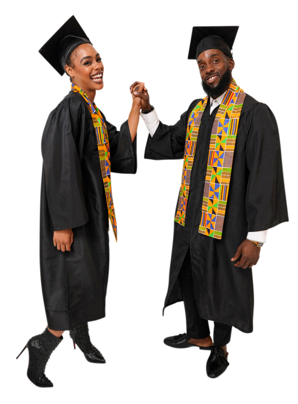 Kente African Print Graduation Stole/Sash DP4075S1、mySite、solidvoid