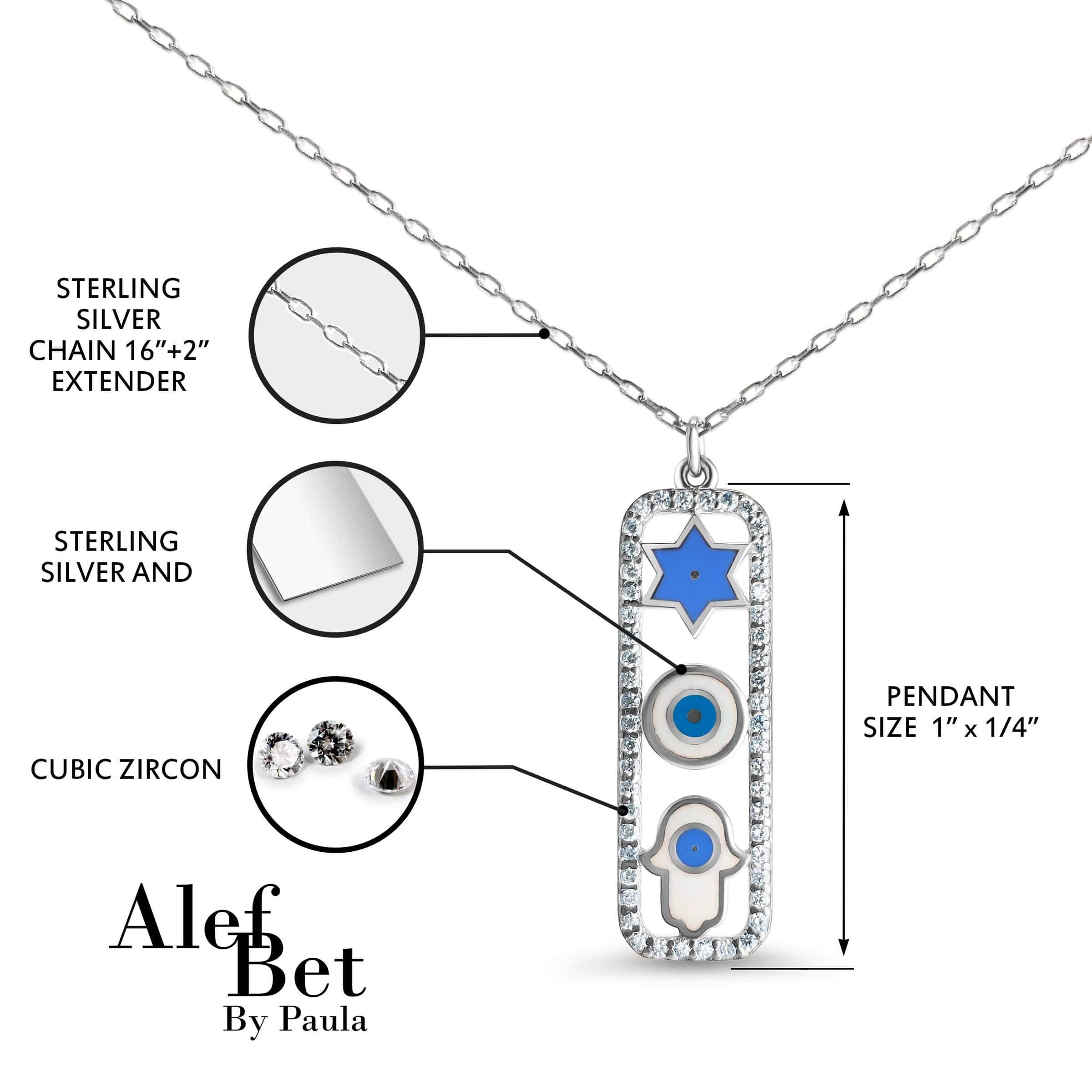 Trifecta Amulet Necklace - Sterling Silver or Rose Gold、mySite、topwebapps