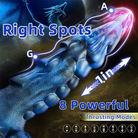 Thrusting Fantasy Monster Dildo