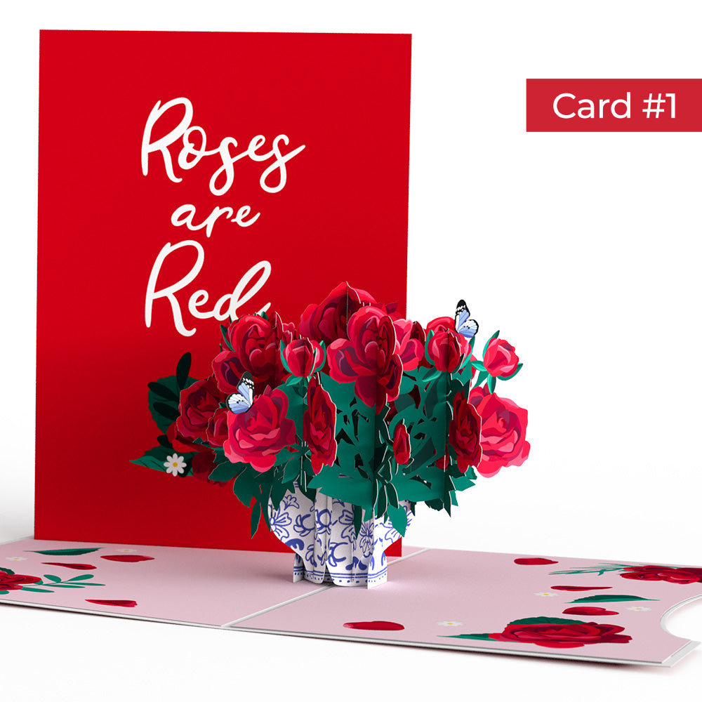 Valentine's Day Roses 4-in-1 Nesting Card、mySite、solidvoid
