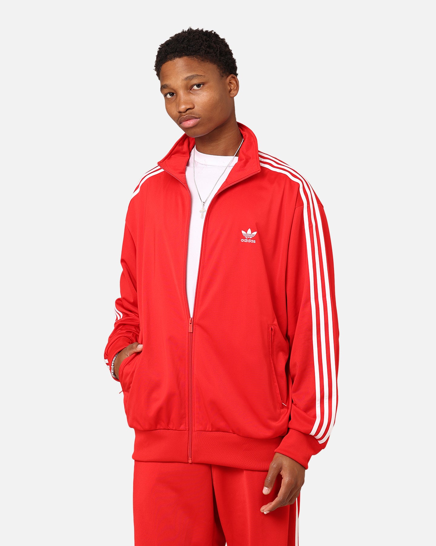 Adidas Classics Firebird Track Jacket Better Scarlet/White、mySite、zt4zffjzw