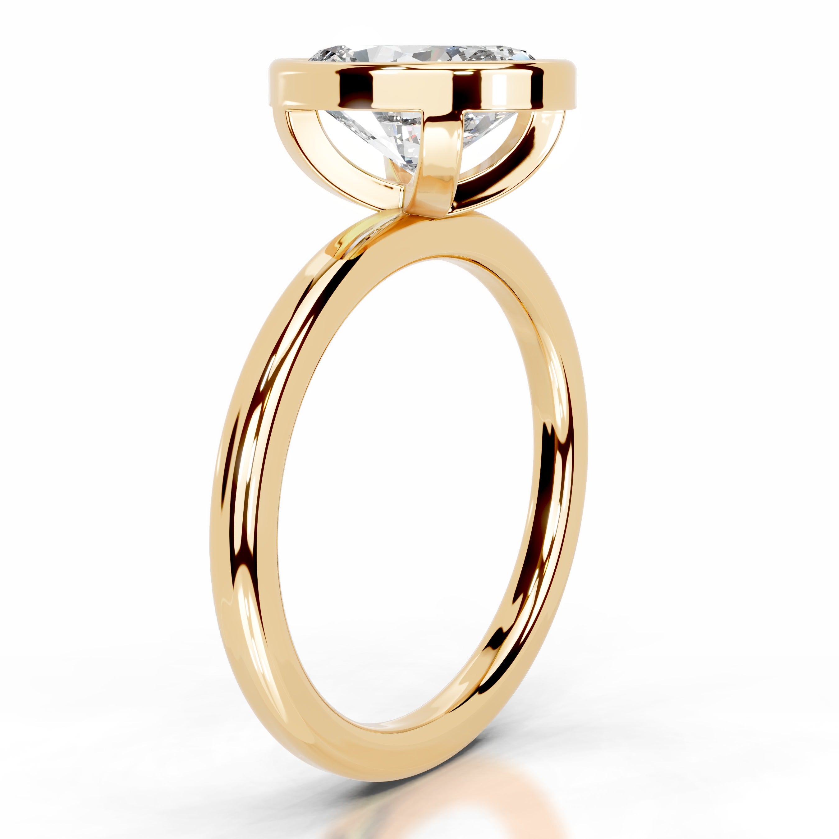 Dima Diamond Engagement Ring - 18K Yellow Gold、mySite、hinf8tx79