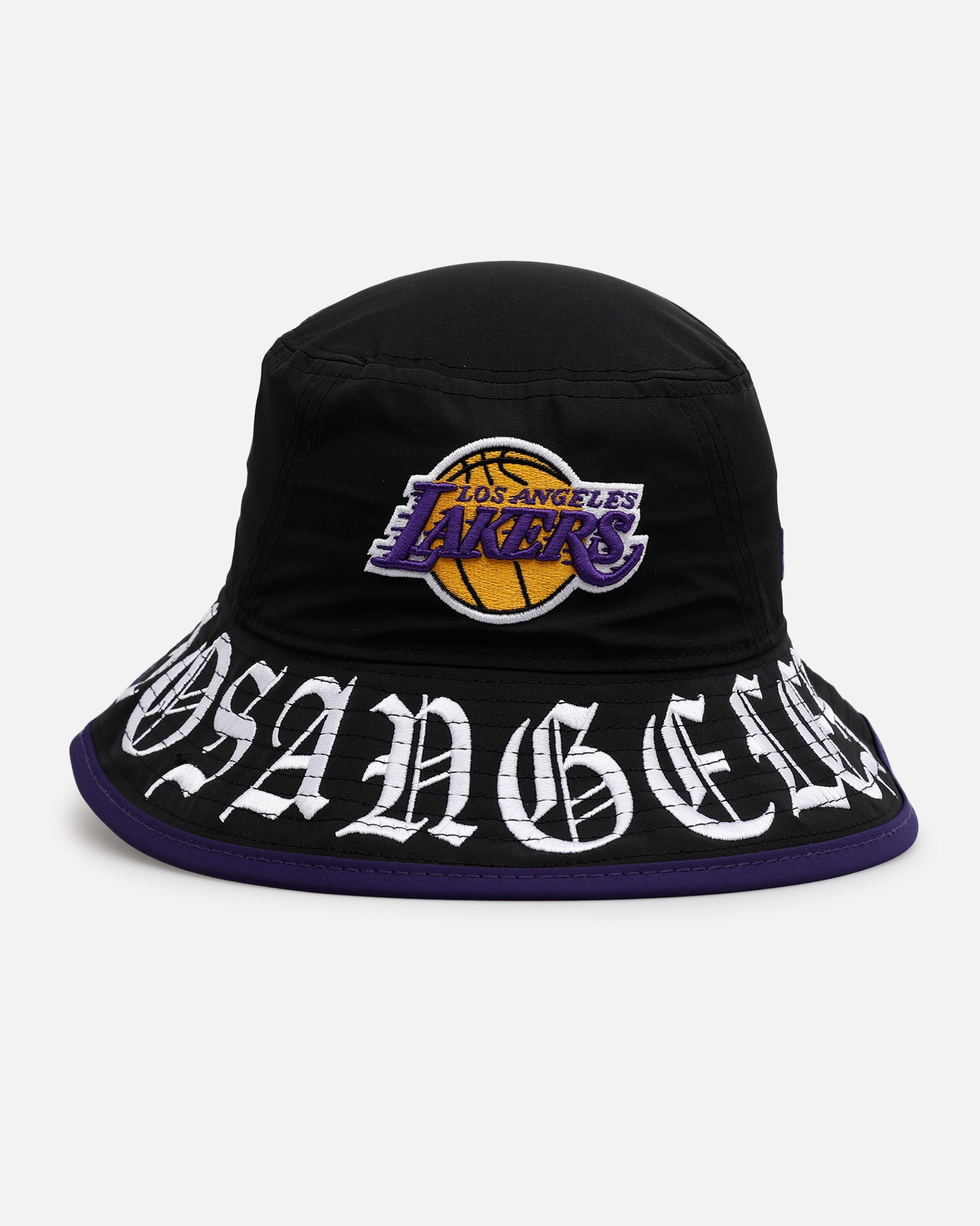 New Era Los Angeles Lakers 'Summer League' Bucket Hat Black、mySite、zt4zffjzw