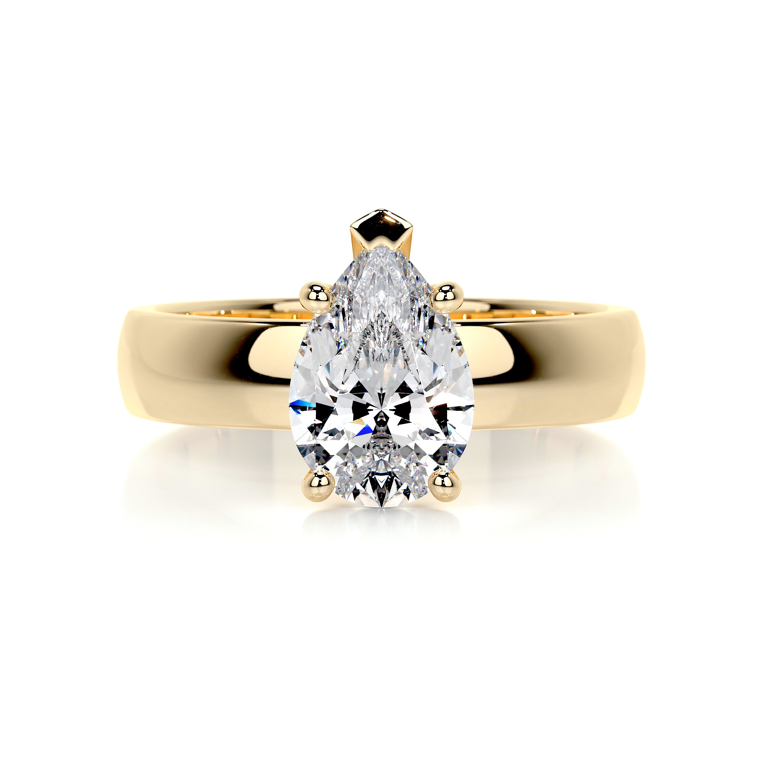Hannah Diamond Engagement Ring -18K Yellow Gold、mySite、hinf8tx79