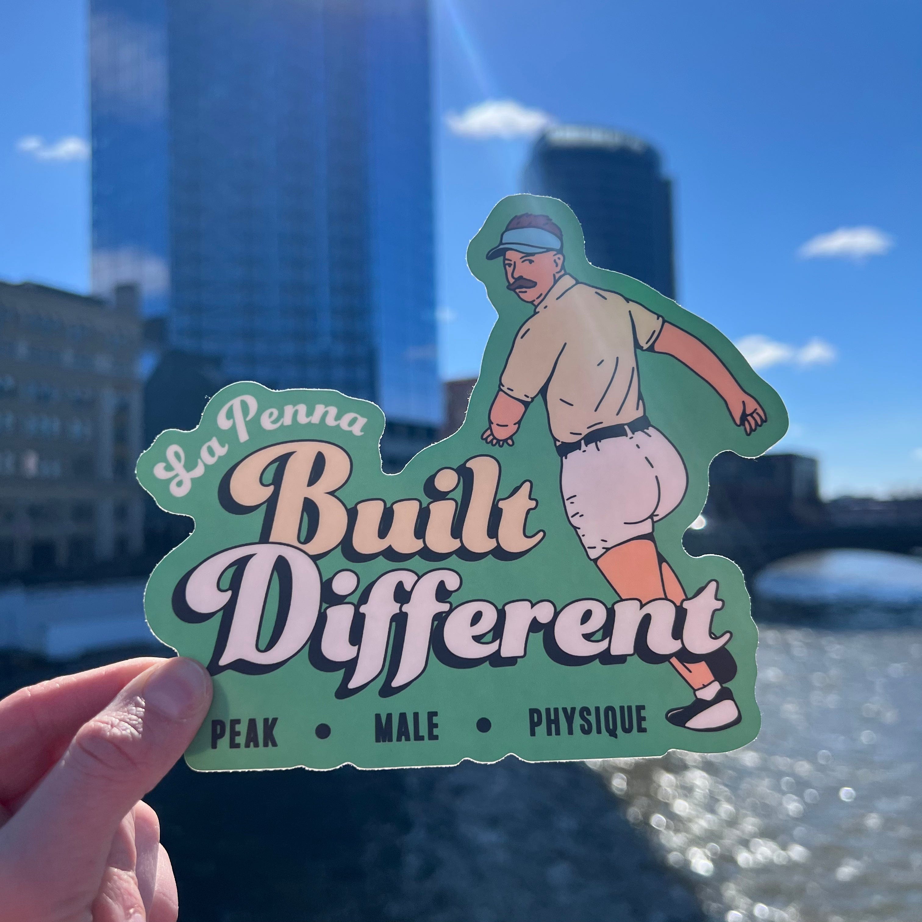  Built Different Frankie Lapenna Sticker、mySite、ghnorth