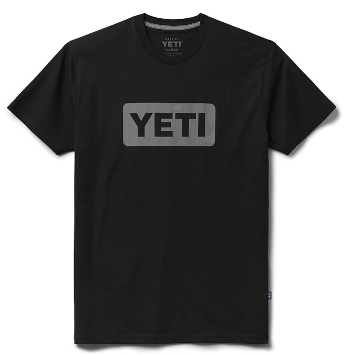YETI Logo Badge Premium T-Shirt - Black、mySite、noshort