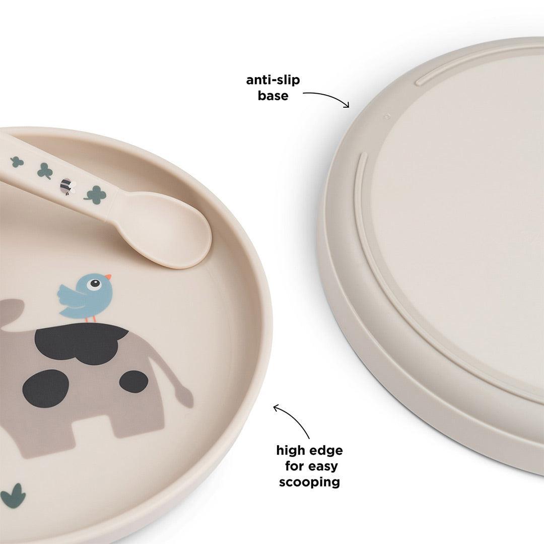  Done By Deer Foodie Plate - Tiny Farm Sand、mySite、merchandisen