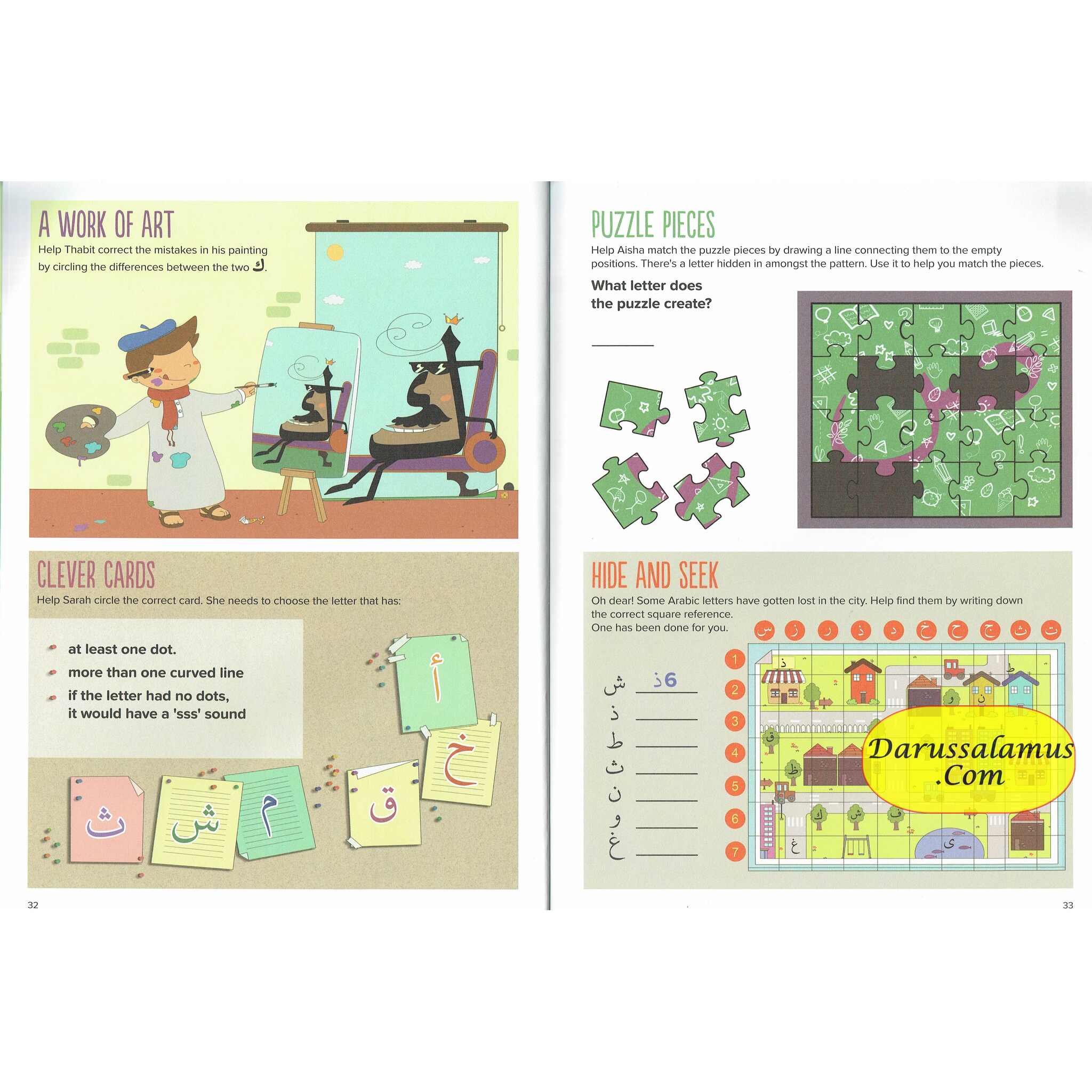 Arabic Letters Activity Book By Zaheer Khatri、mySite、topwebapps