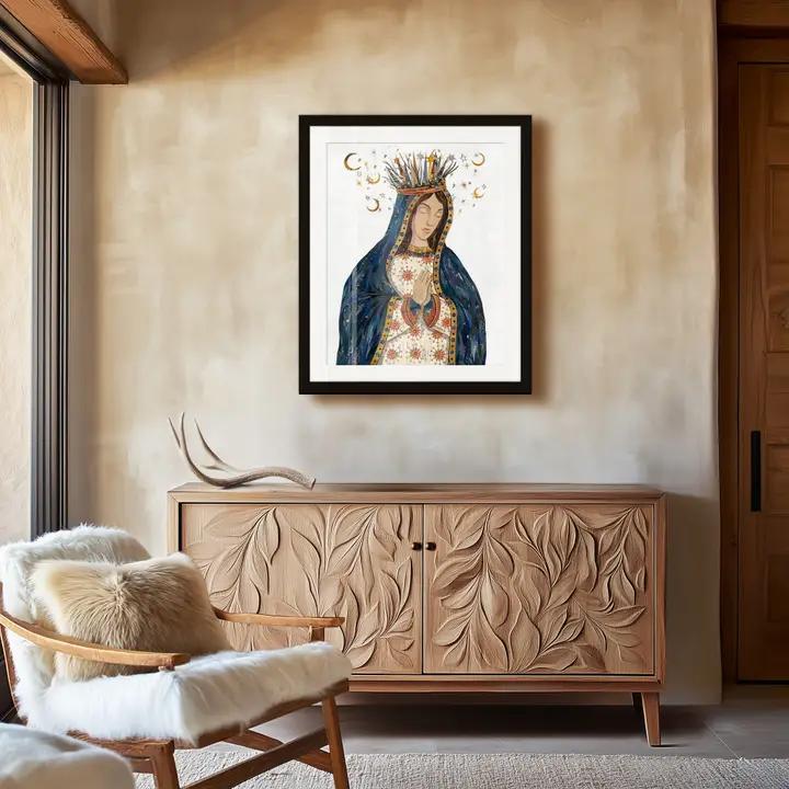 Art Print | Our Lady of Guadalupe Wall Art | Celestial Queen、mySite、g9winljtr