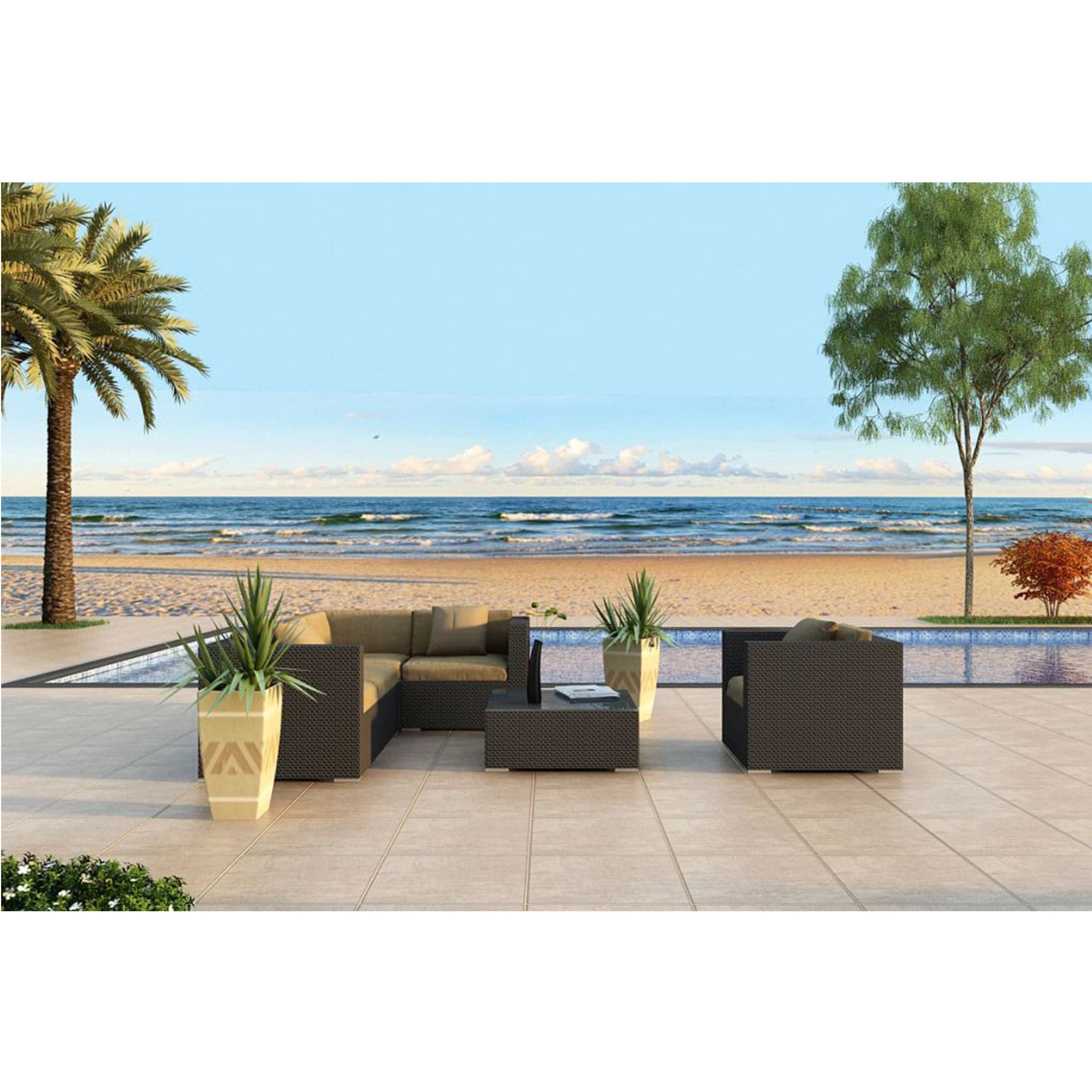 Urbana 5 Piece Sectional Set、mySite、neckold