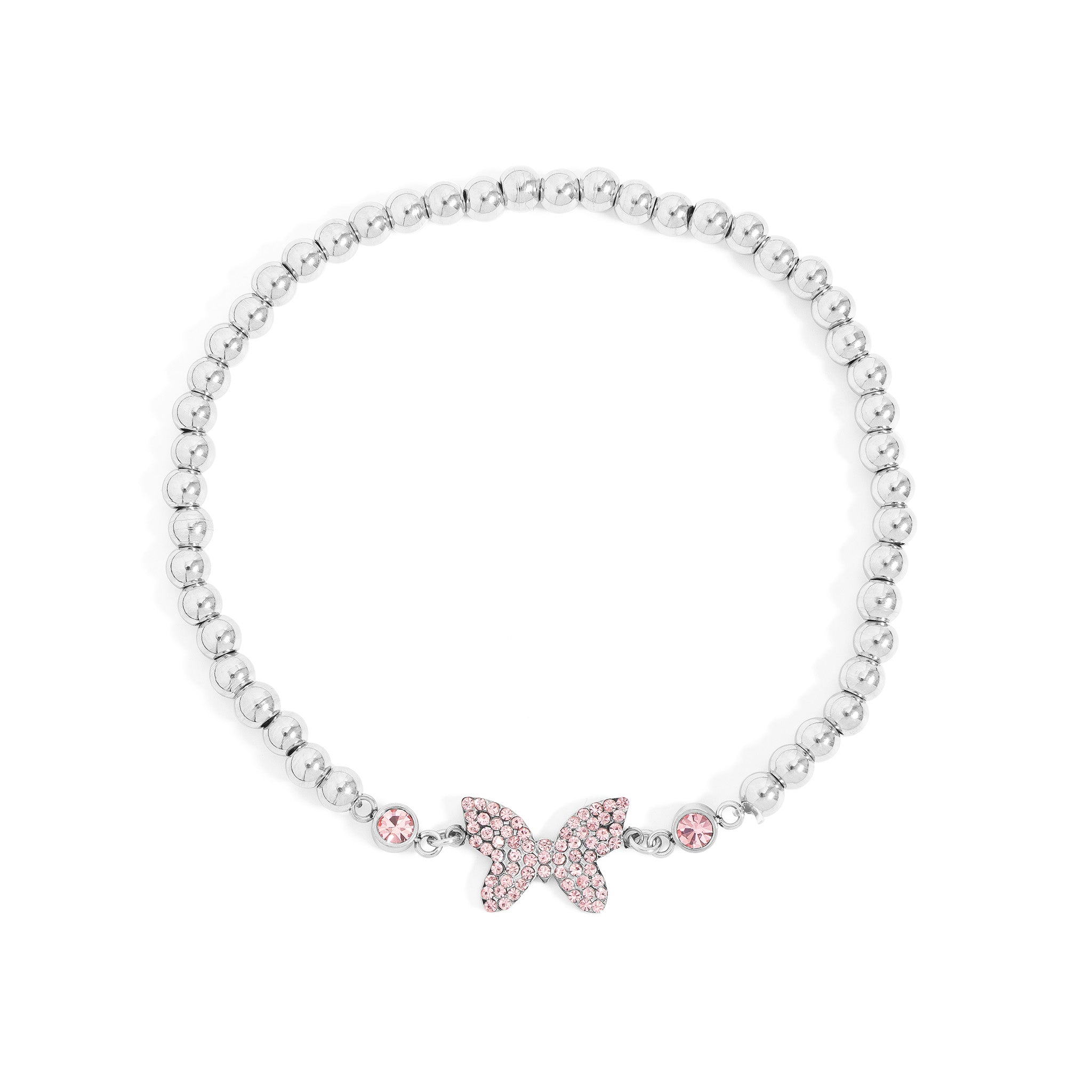 18K Gold PVD Stainless Steel Butterfly Stretch Bracelet / BRJ1074、mySite、dreamappss