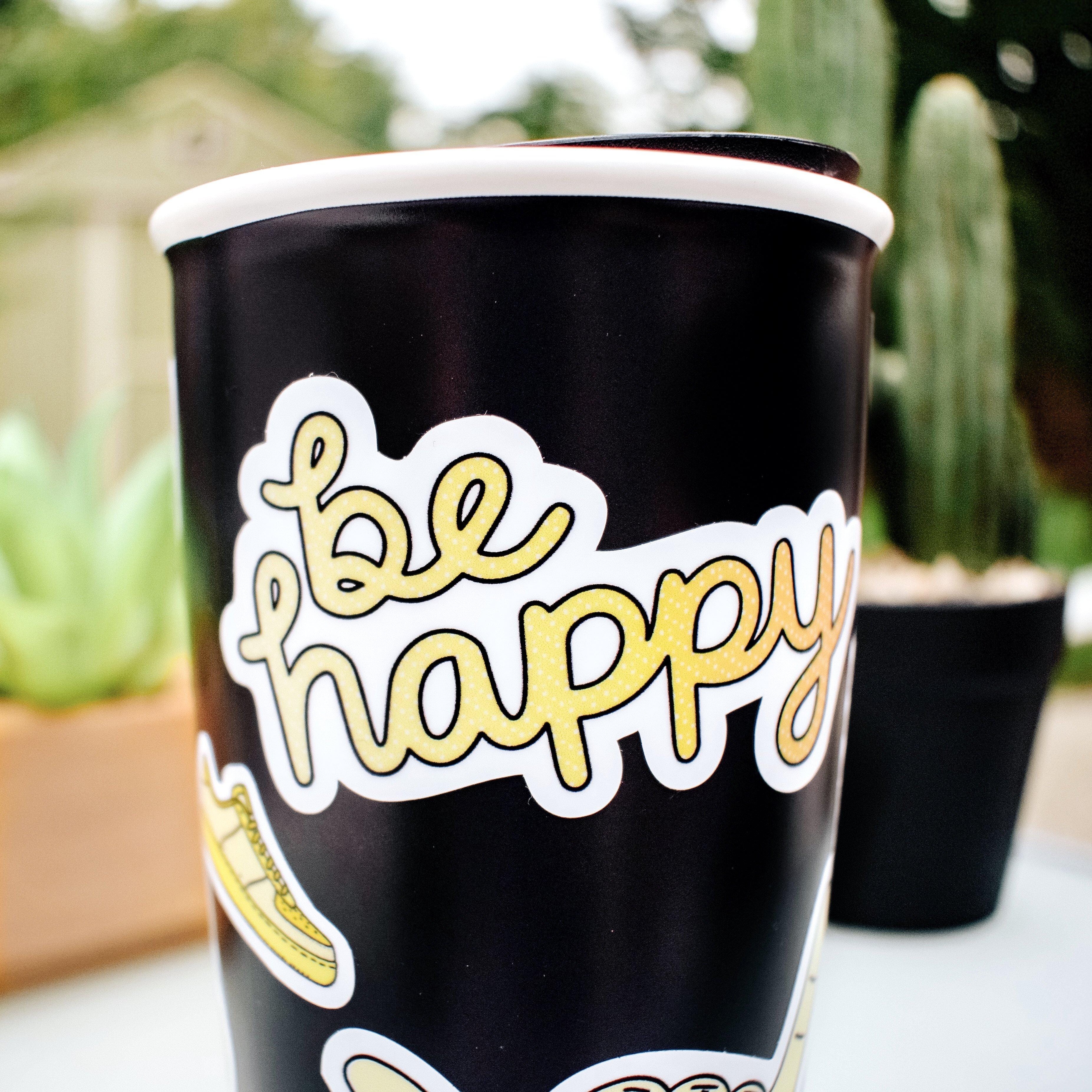  Yellow Aesthetic Sticker 23 Pack LARGE 3 x 3、mySite、elrpsem3k