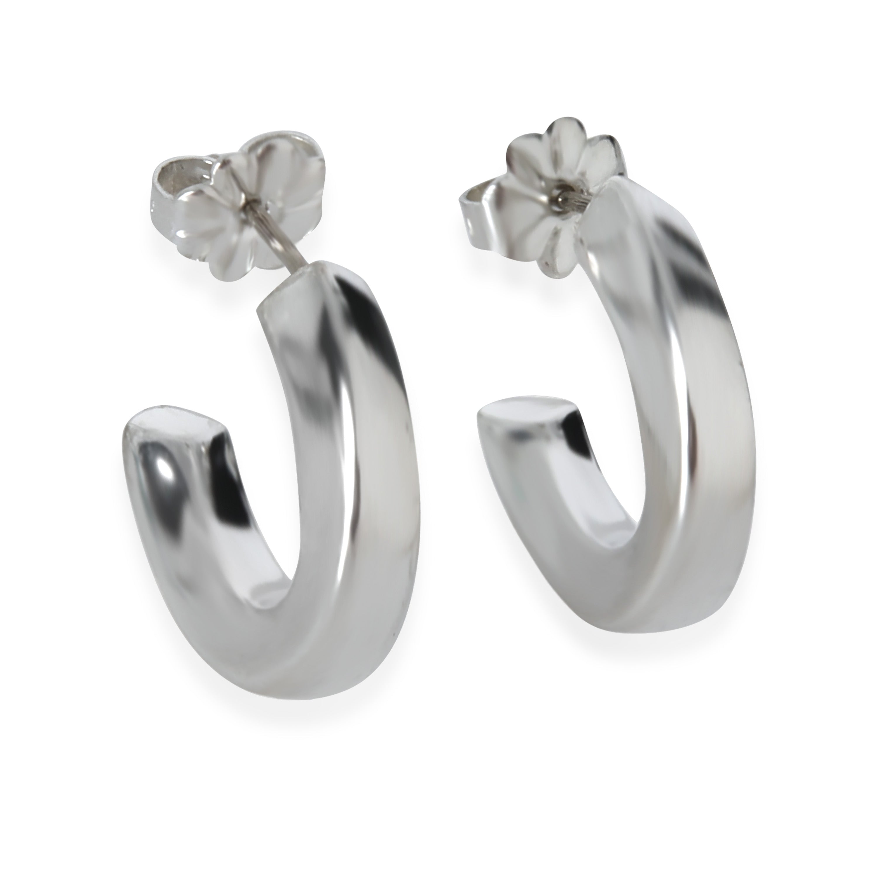 Sterling Silver Vintage Hoop Earrings、mySite、garagedoors4me