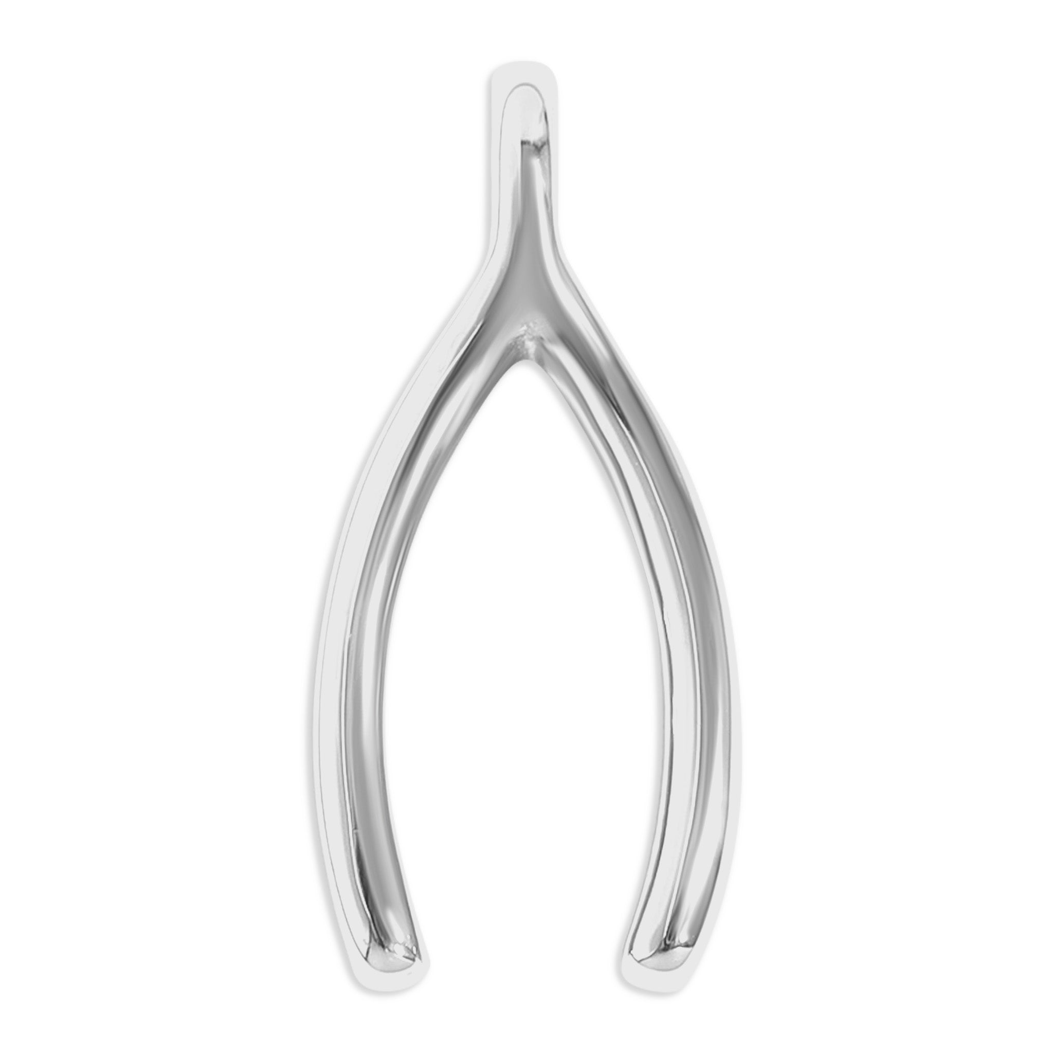 18K Gold PVD Stainless Steel Wishbone Charm / PDL0183、mySite、dreamappss