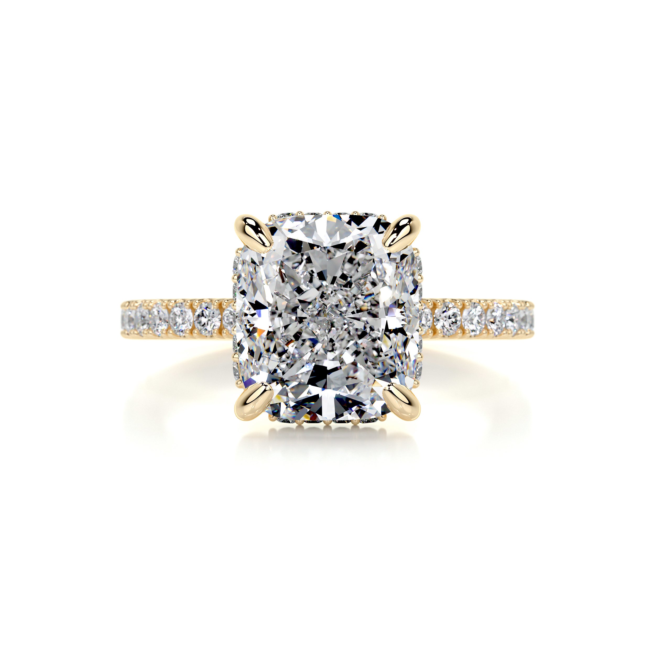 Beatriz Diamond Engagement Ring -18K Yellow Gold、mySite、hinf8tx79